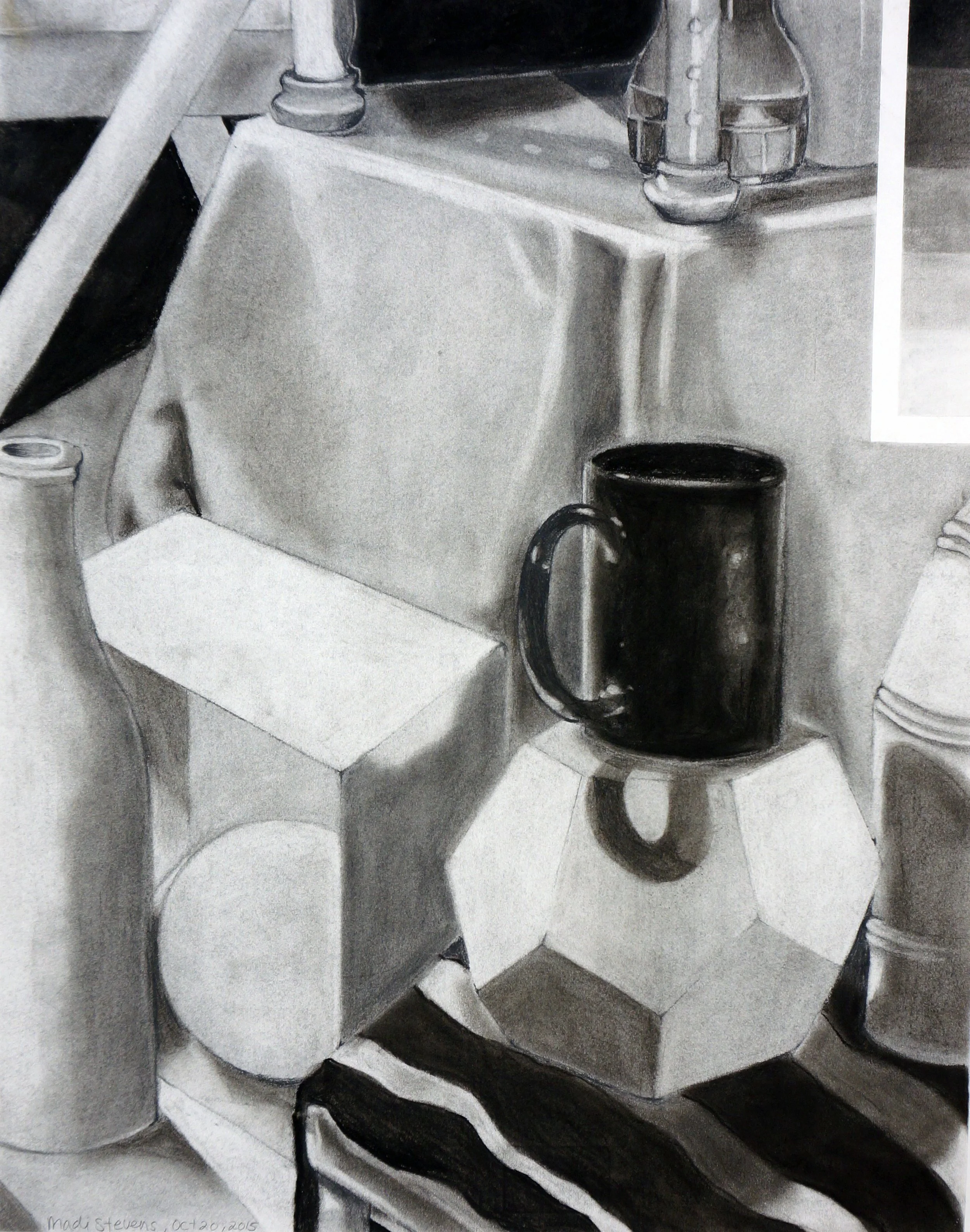 Still Life, Charcoal