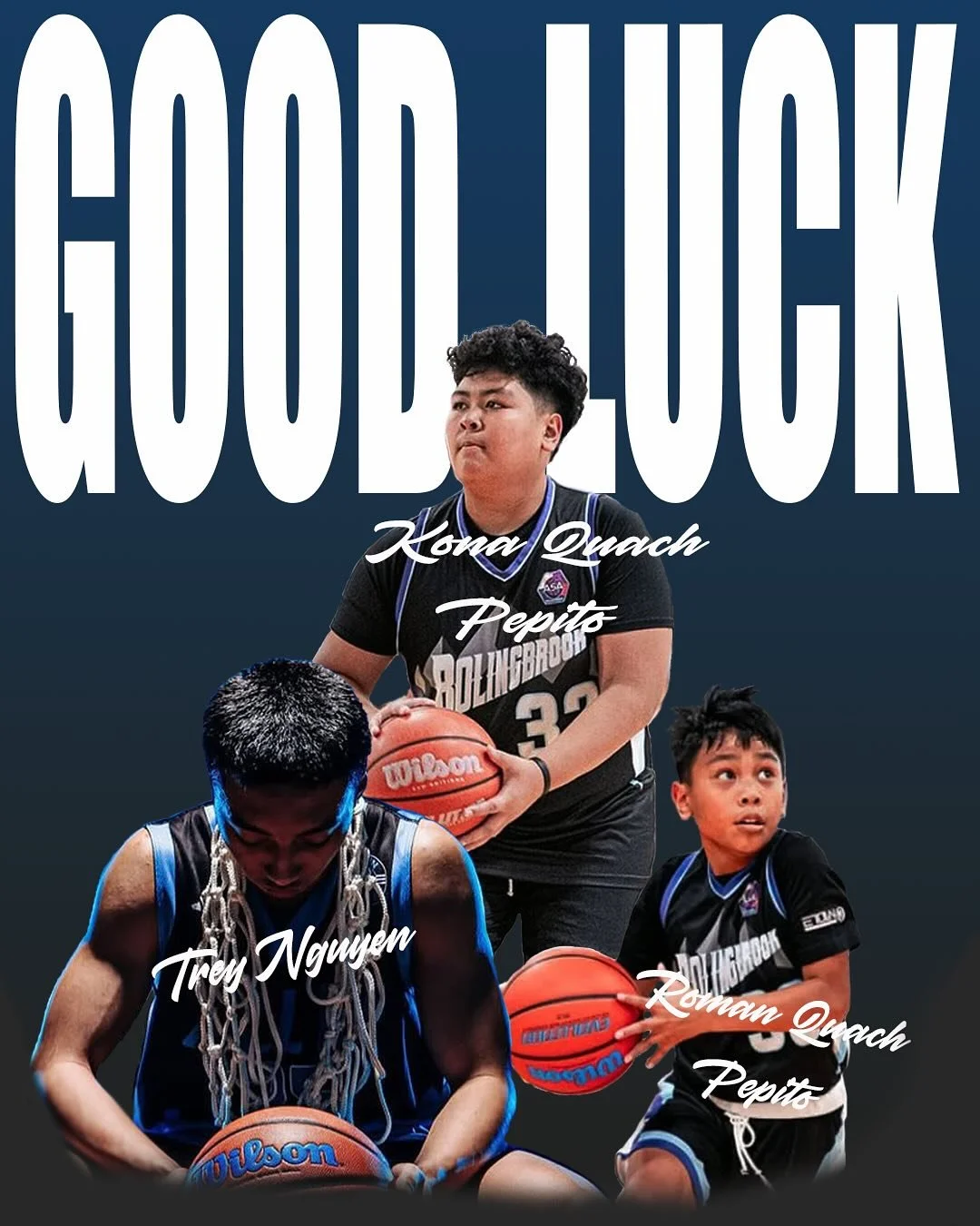 Please join us in wishing these young stars good luck this weekend. We know you guys are going to do great! 
🏀🙏🏅
.
.
.
.
.
#basketball #Chicago #hooplife #sports #hoops #athlete #VBA #ballislife #ballneverstops #youthempowerment #PBA