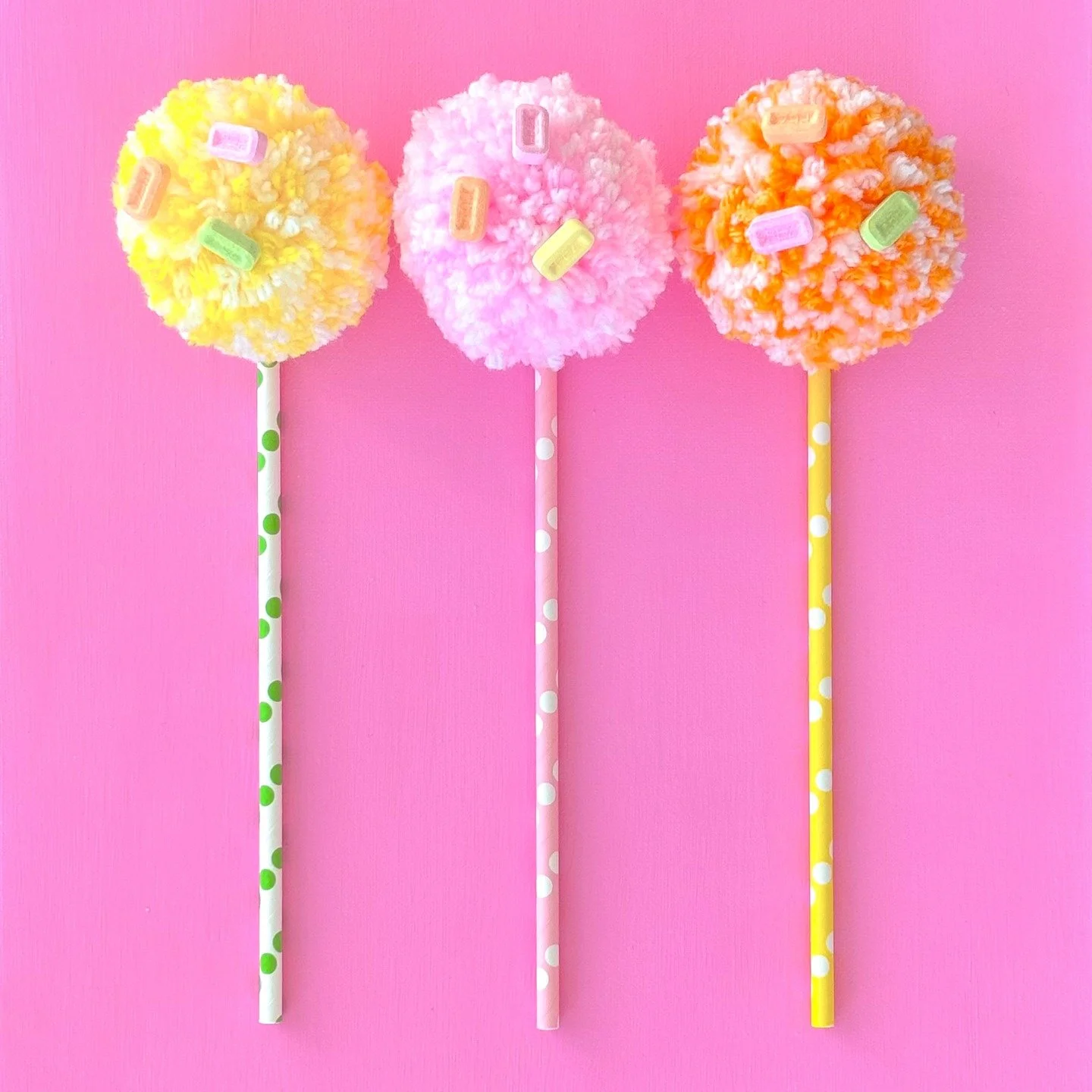 Three is Better Than One 🍭🍭🍭✨ 

There&rsquo;s just something so satisfying about a set of three. The spacing, the balance, the way your eye moves across the colors&hellip; it instantly feels intentional and finished. 

These Yummy Pops are all abo
