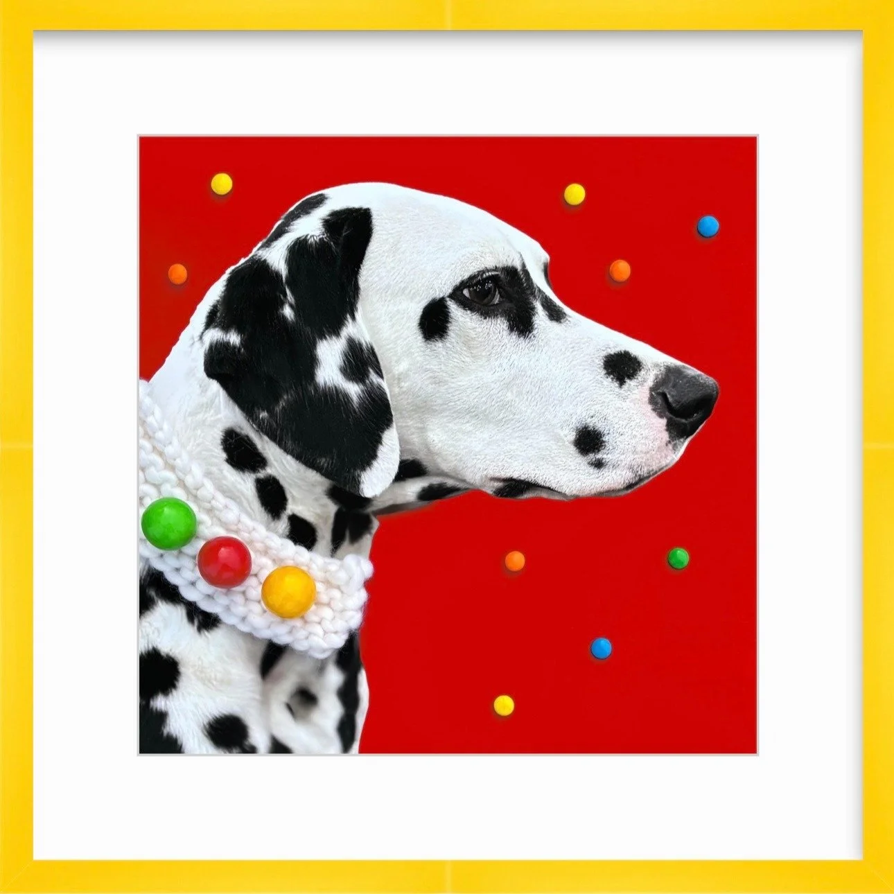 Meet the newest members of the Sweet Dot Studio family. 🥹✨ 

These pups are officially ready to brighten a wall, a hallway, a kid&rsquo;s room, or that one spot in your house that needs a little personality boost. I love how the bold frames make the
