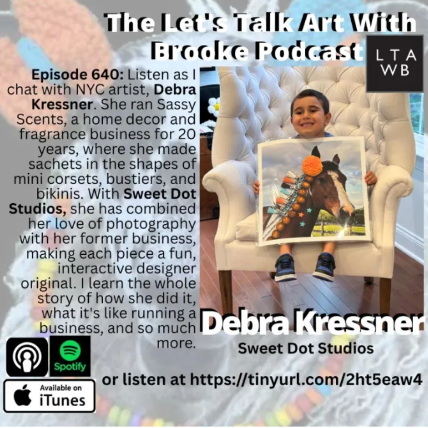 🎙️ It&rsquo;s live!

I had such a wonderful time chatting with Brooke Musterman on the Let&rsquo;s Talk Art With Brooke podcast &mdash; and our episode is now officially out in the world!

We talked about how Sweet Dot Studio began, finding my whims