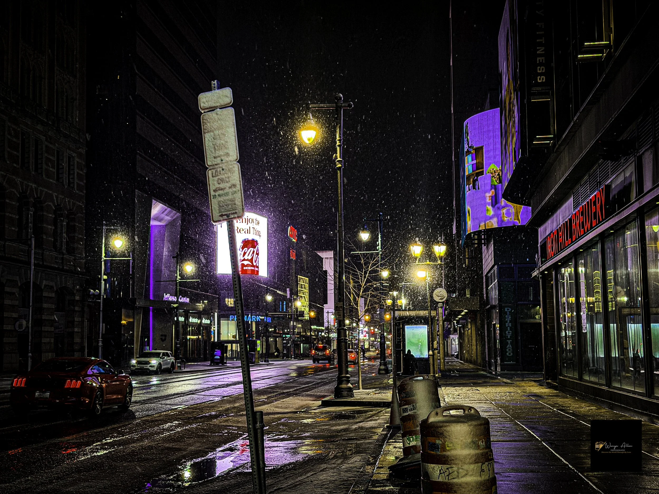 Snowy on Market Street: A Snowy Day on Market Street