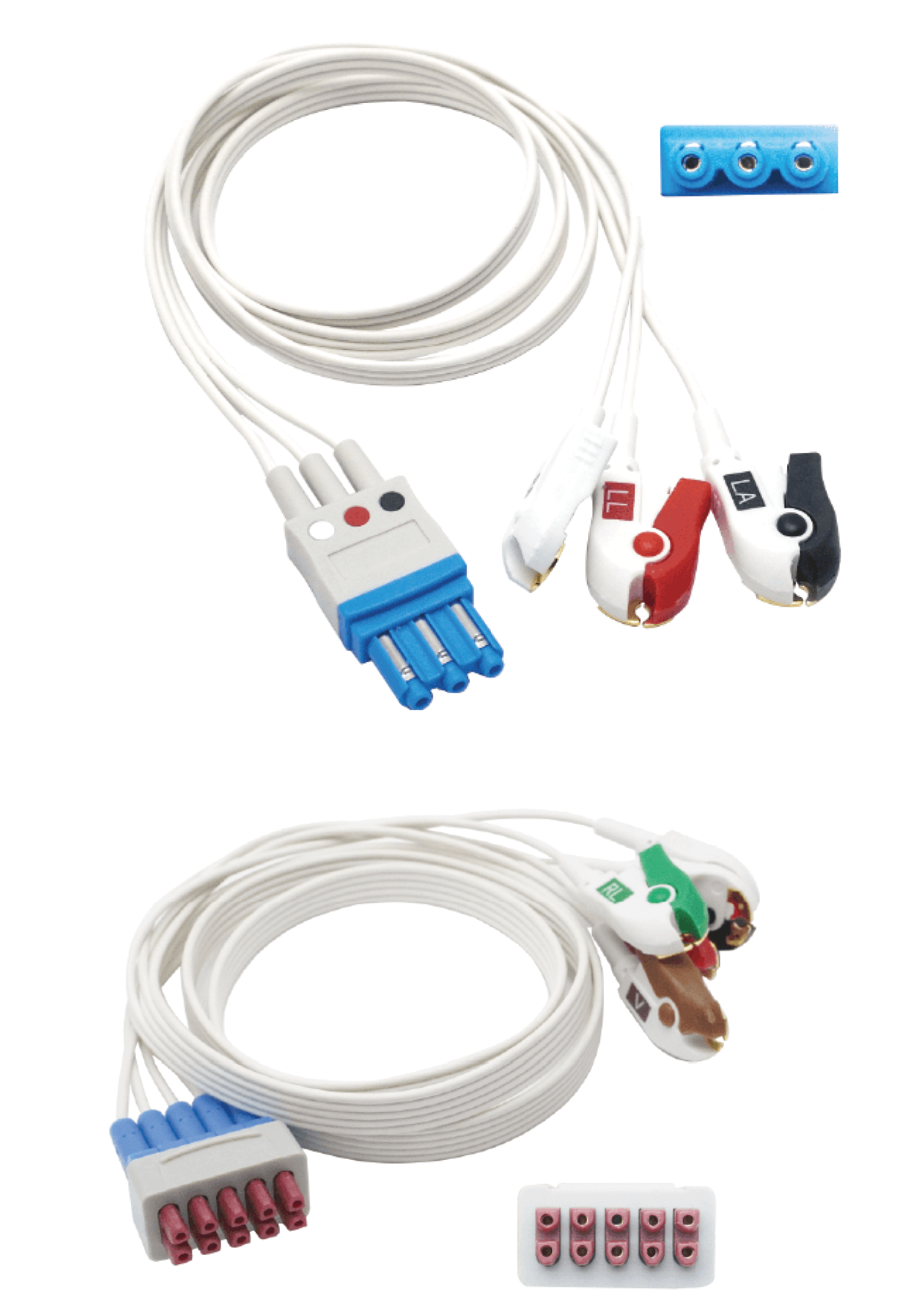 ECG Leadwires SPU OEM Compatible Phillips 3-lead, 5-lead, AHA, Covidien