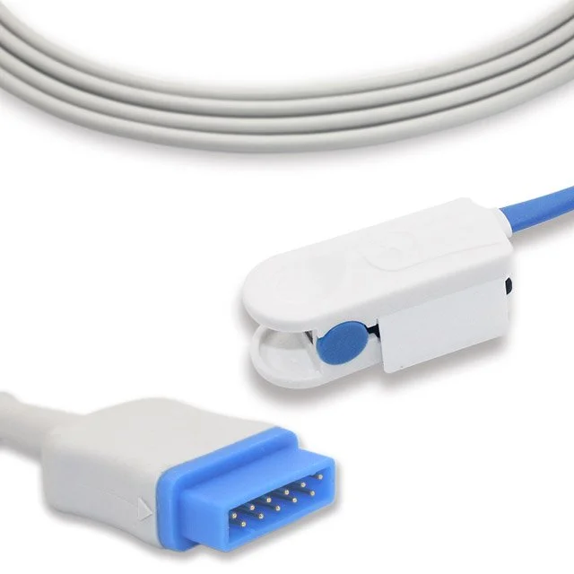 TruSignal Sensor Reusable SpO2 Sensor, Reusable, GE Trusignal-compatible, Adult, Finger, 1m. Ear, TS-F-D, TS-G3, TS-F4-GE, TS-E-D, TS-E4-GE, TS-SA-D, TS-SA4-GE, Carescape, B450, B650, B850, E-PSM, V100, V150, B105, B125, E-PRESTN