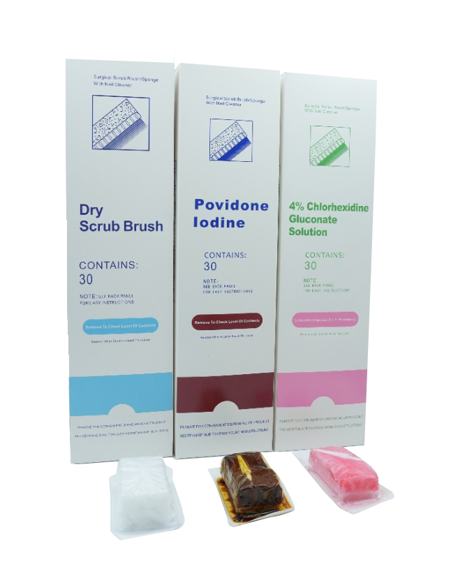 Surgical Scrub Brushes. BD CHG 4% Chlorhexidine Scrub brushes,