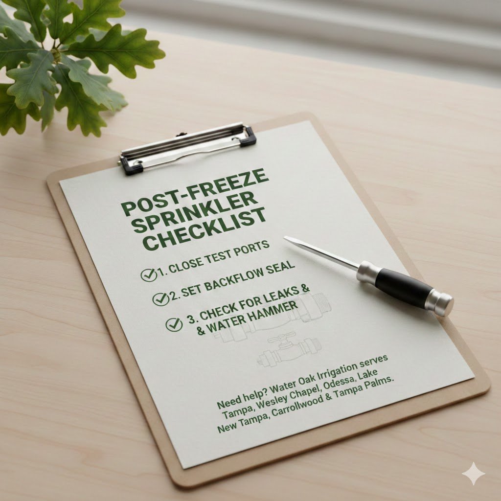 What to do post freeze in Wesley Chapel, Florida.