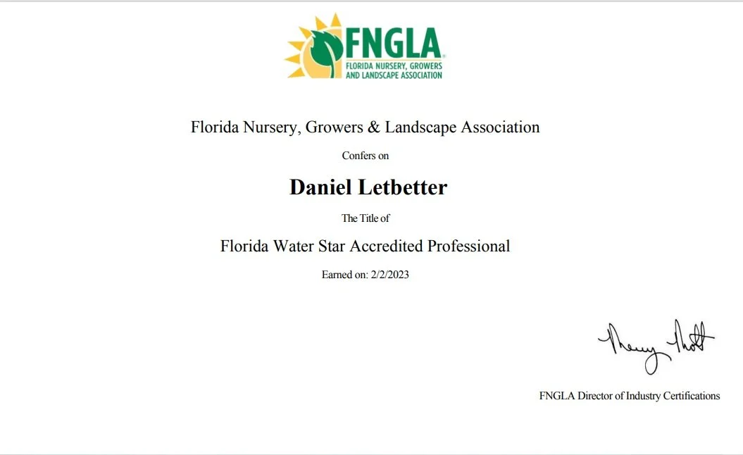 Irrigation help Tampa Florida