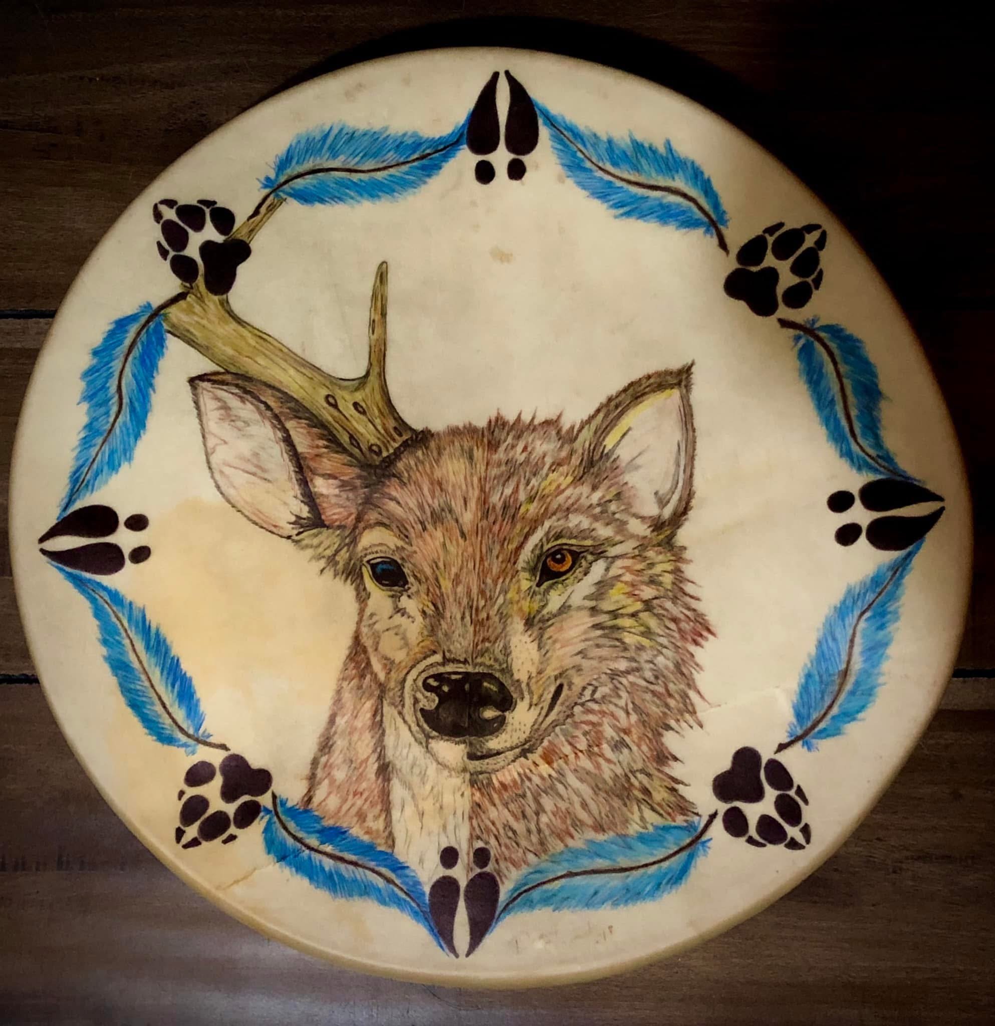 Deer Rawhide Hand Drums