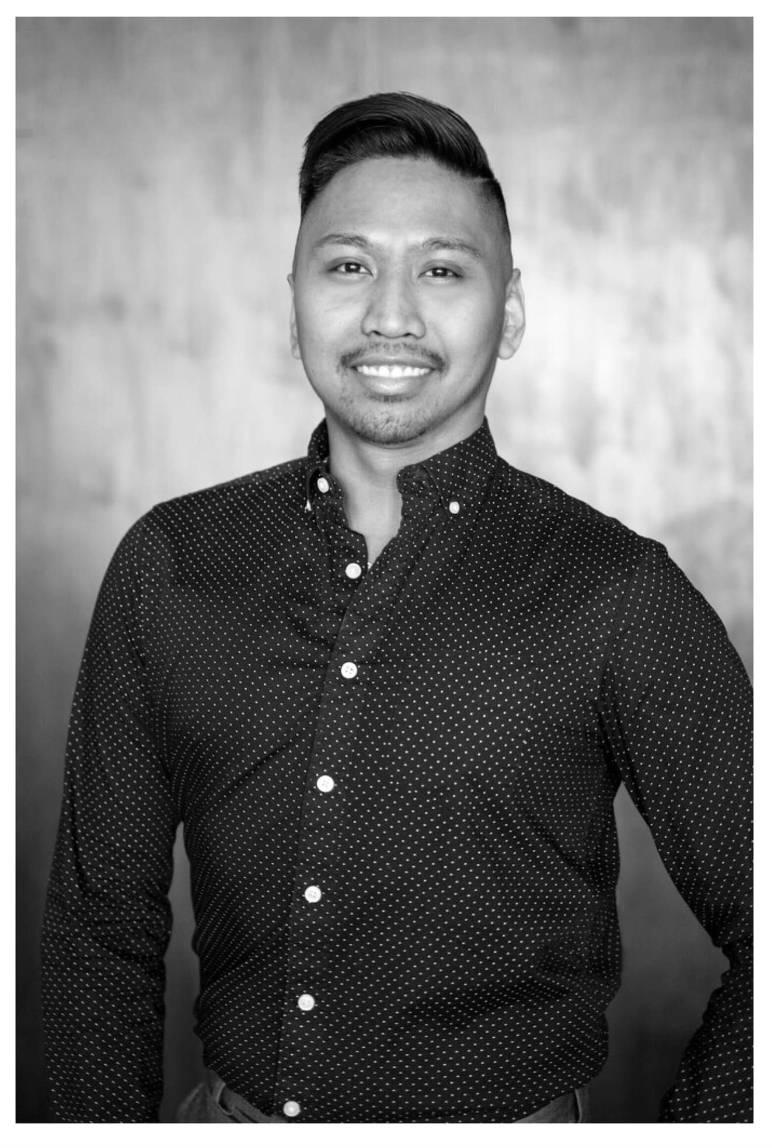 Professional black and white portrait of Xander Duff capturing his personality, style, and on-camera presence. This image represents the personal brand and media personality of Xander Duff, digital marketing strategist and creative entrepreneur behin