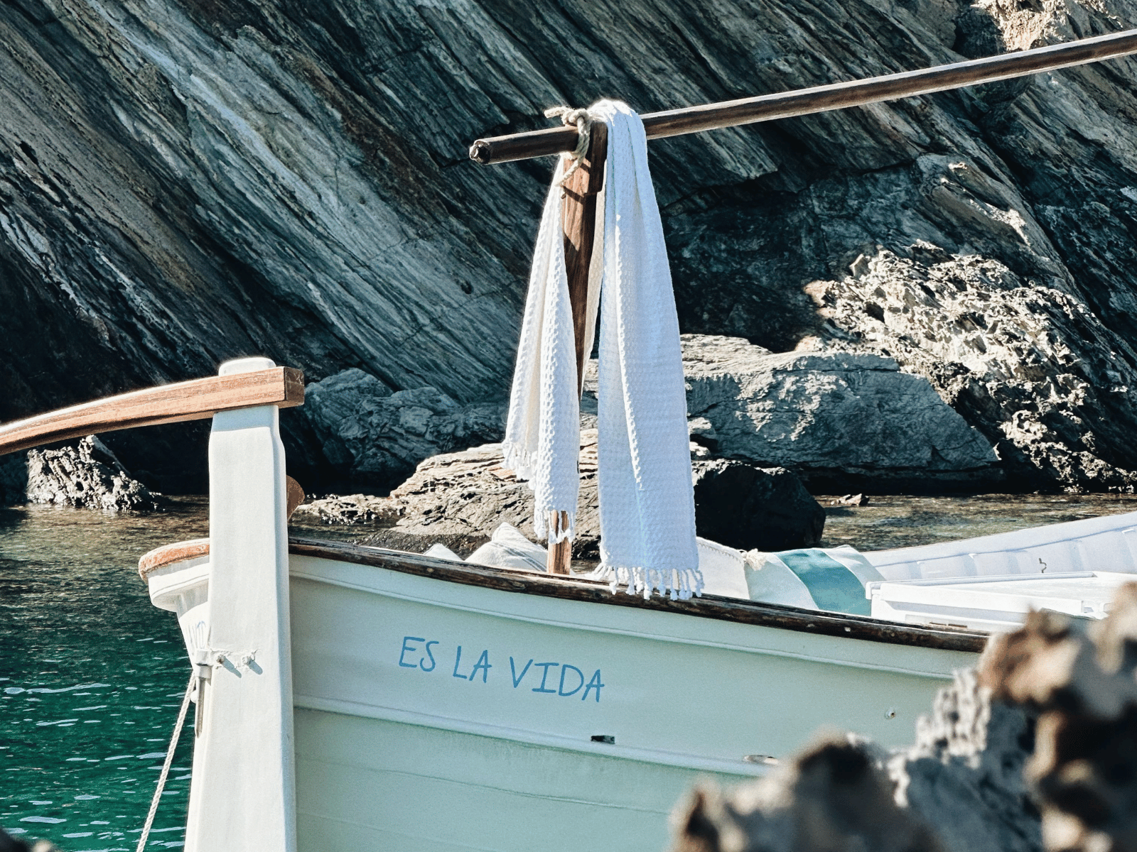 Cala del Cap de Creus vista desde barco privado en Cadaqués