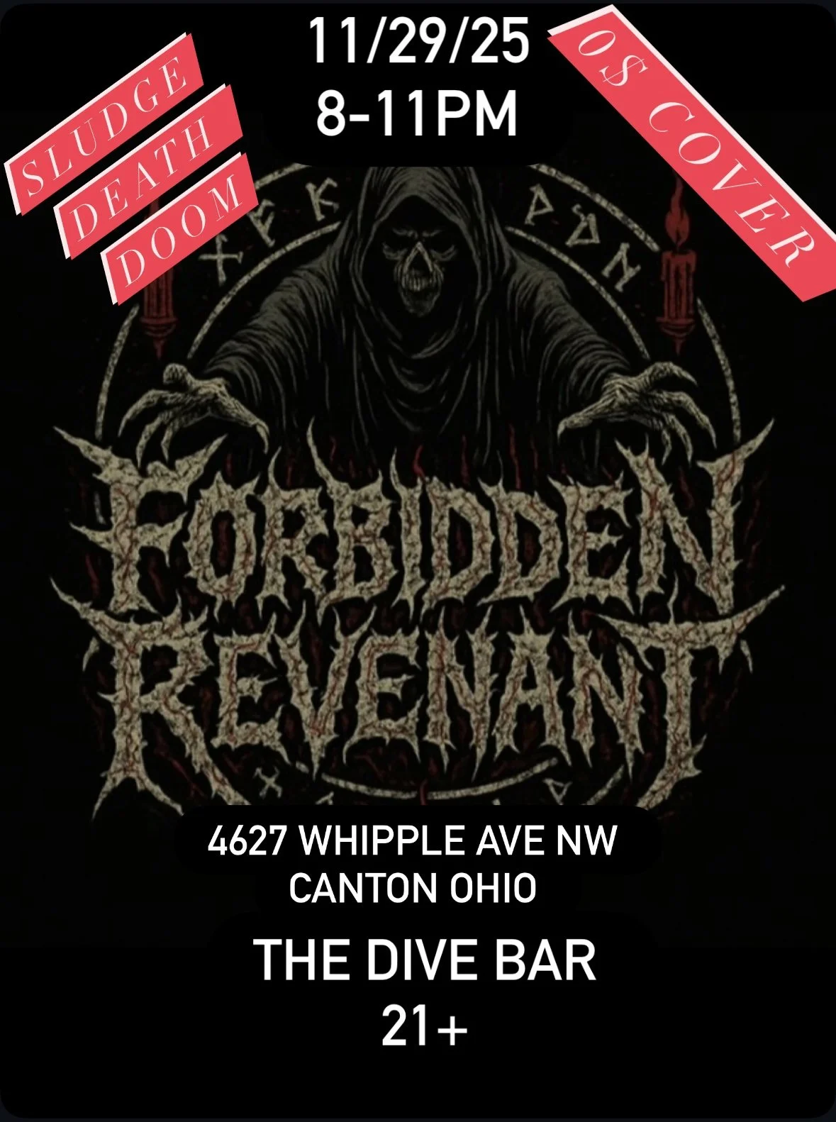 Forbidden Revenant Live at The Dive