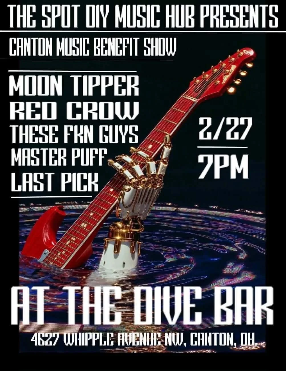 The Spot DIY Music Hub Benefit Show