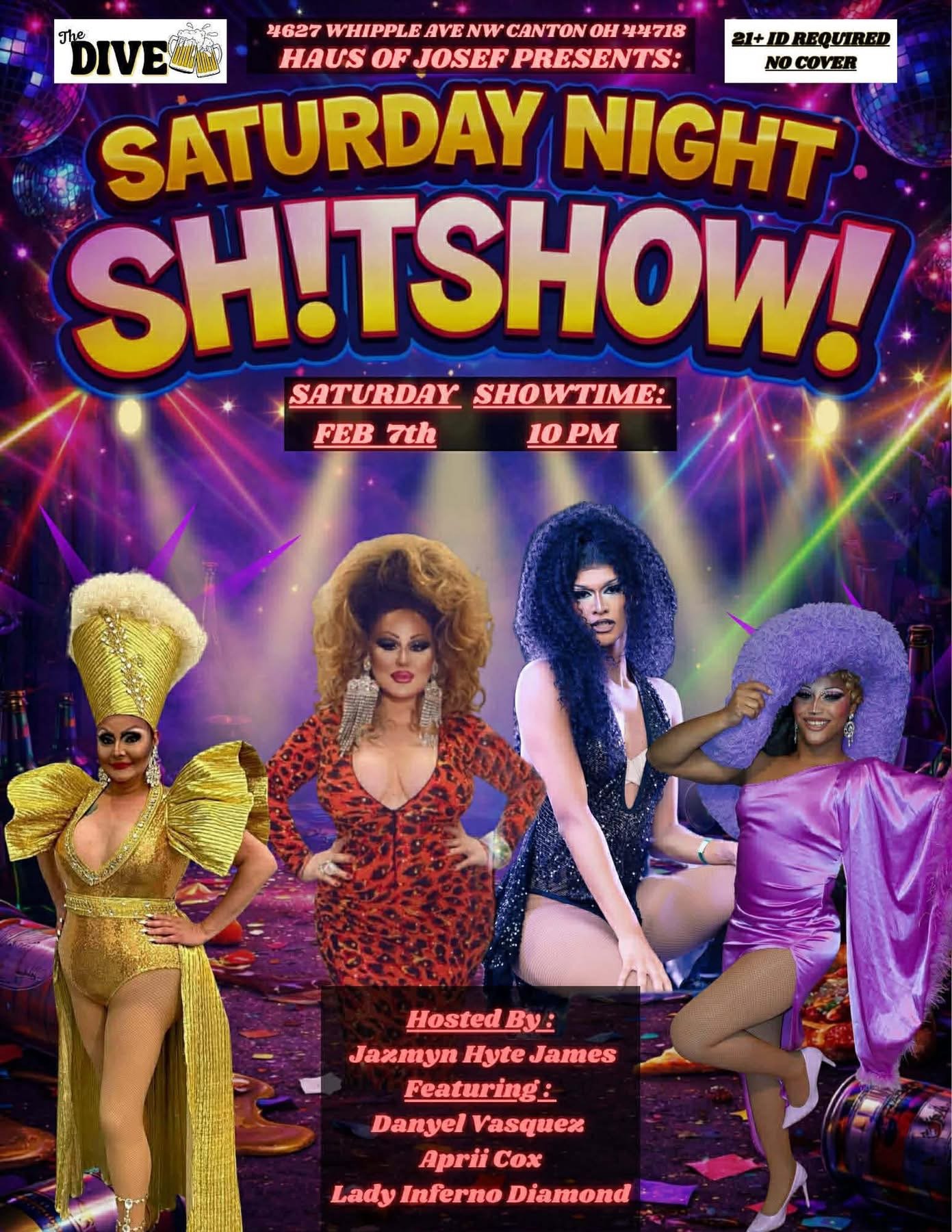 Saturday Night Sh!tshow: 1st Saturday Monthly Drag 