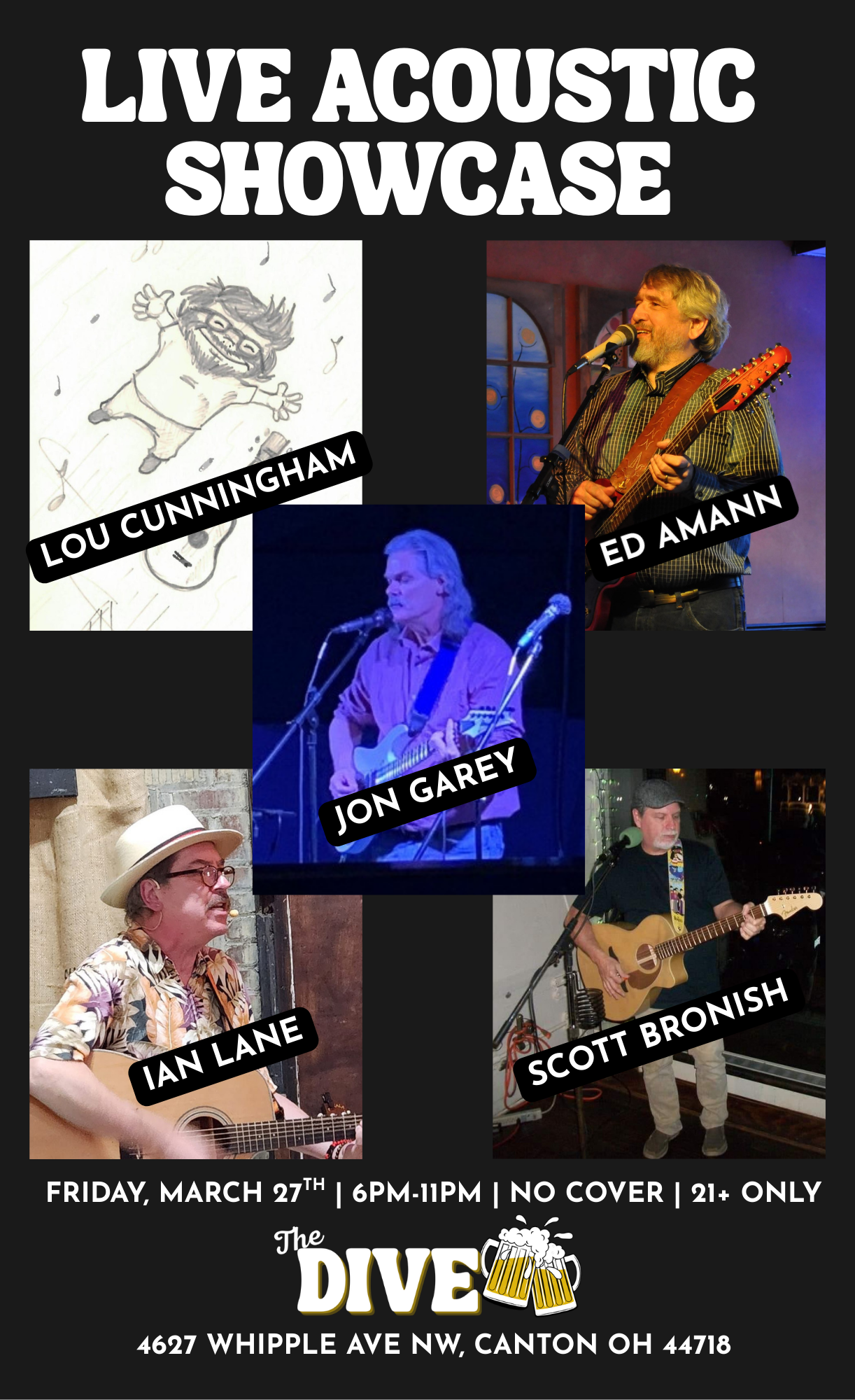 Acoustic Showcase at The Dive