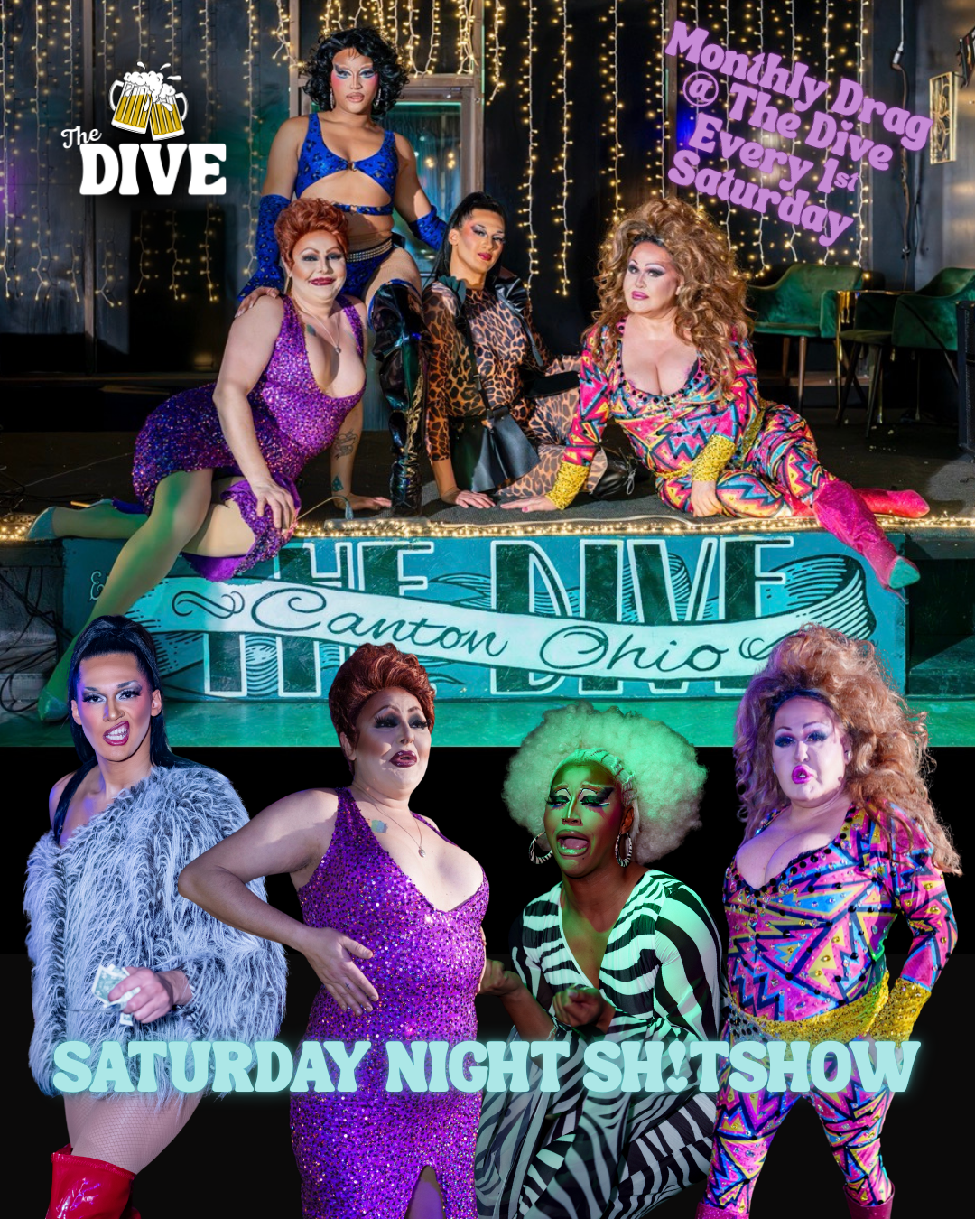 Saturday Night Sh!tshow - First Saturday Drag at The Dive