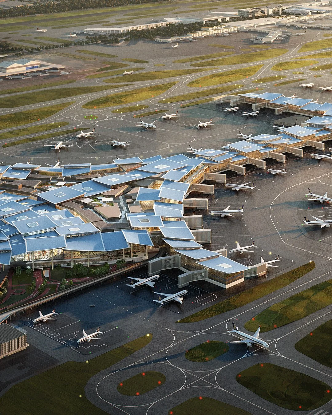 Changi Airport, with KPF Architects