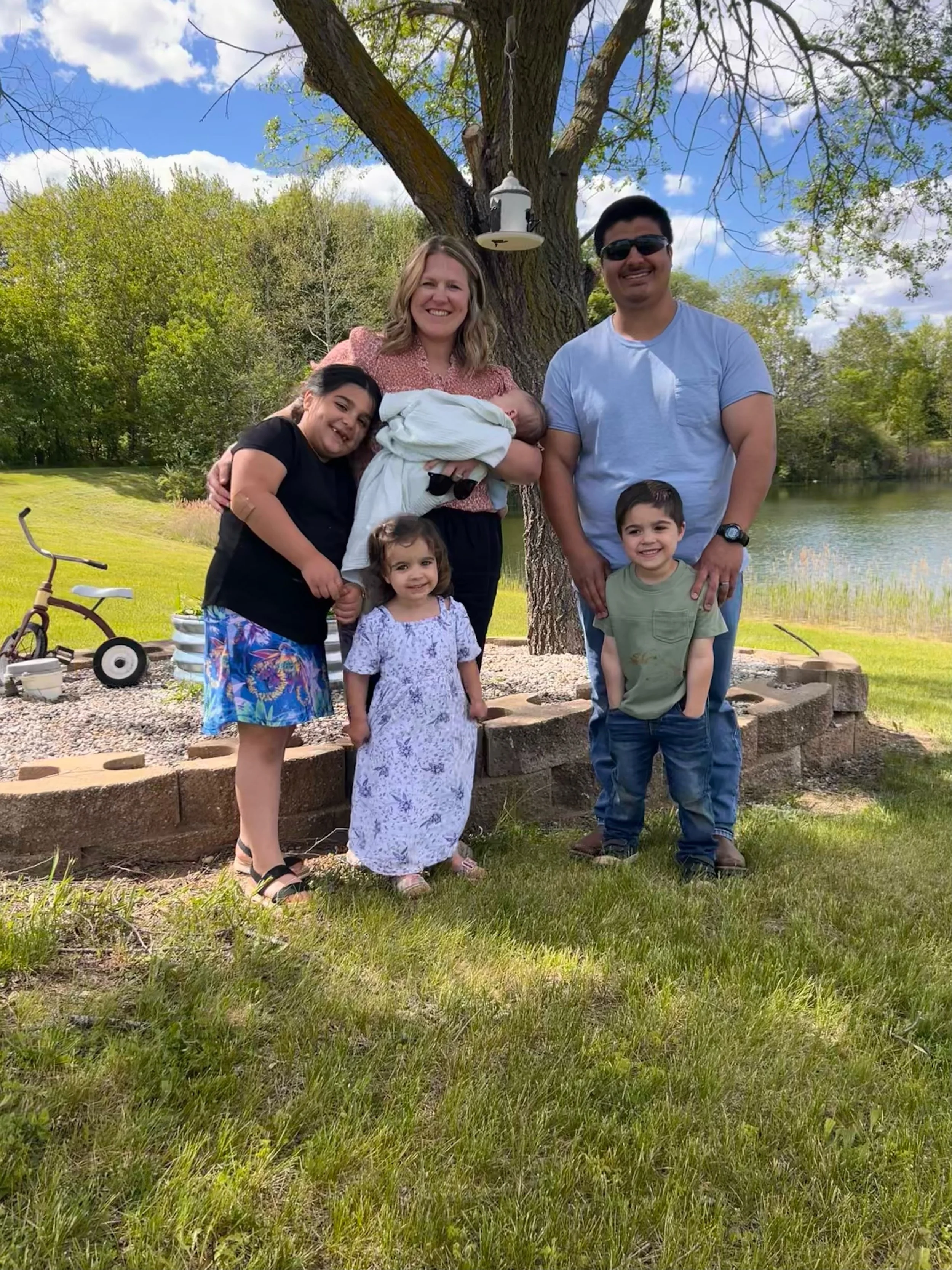 Masyn Leon and family