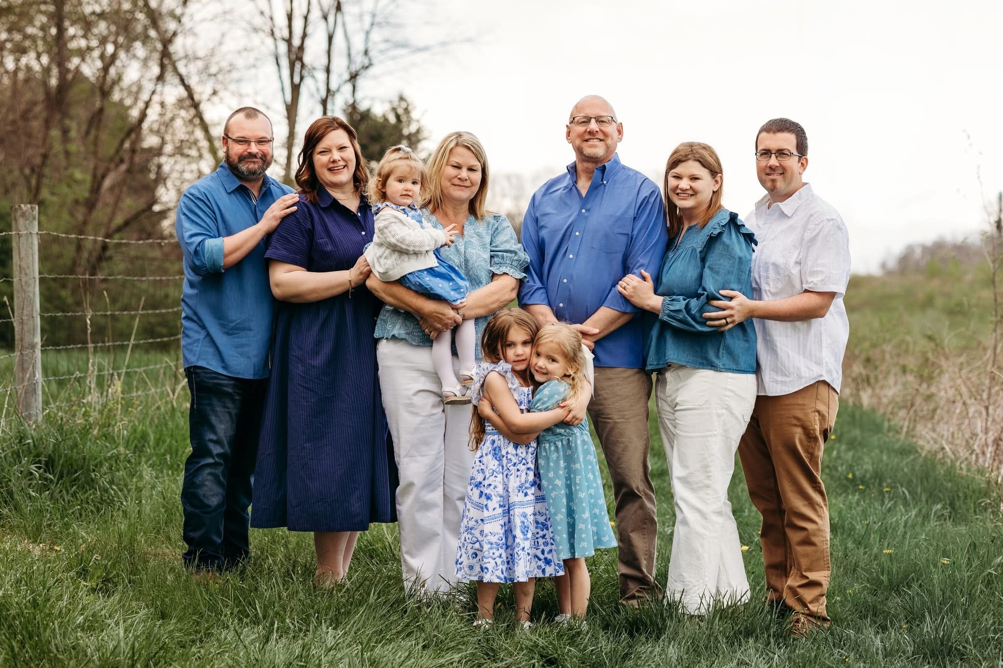 Pam Warner, Kids Min Lead, with her family