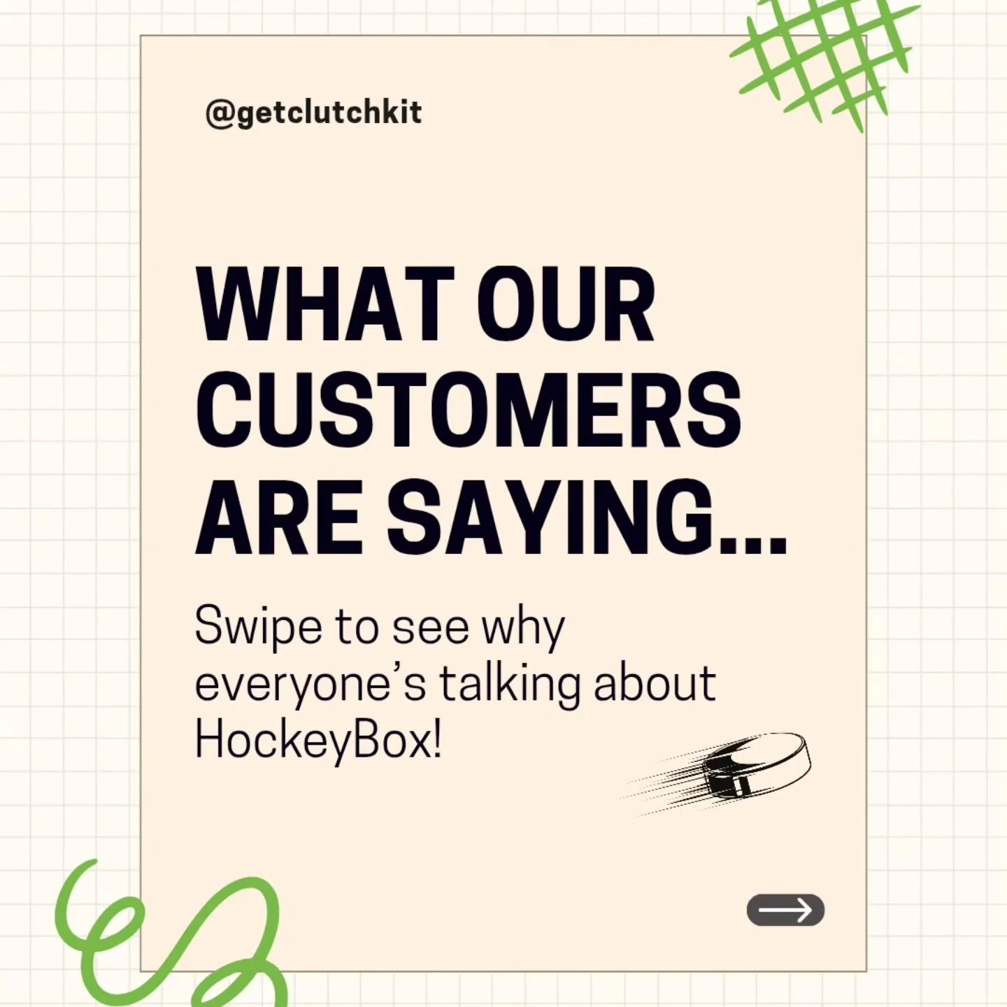 Get your HockeyBox so you never muss a shift.

Www.getclutchkit.com