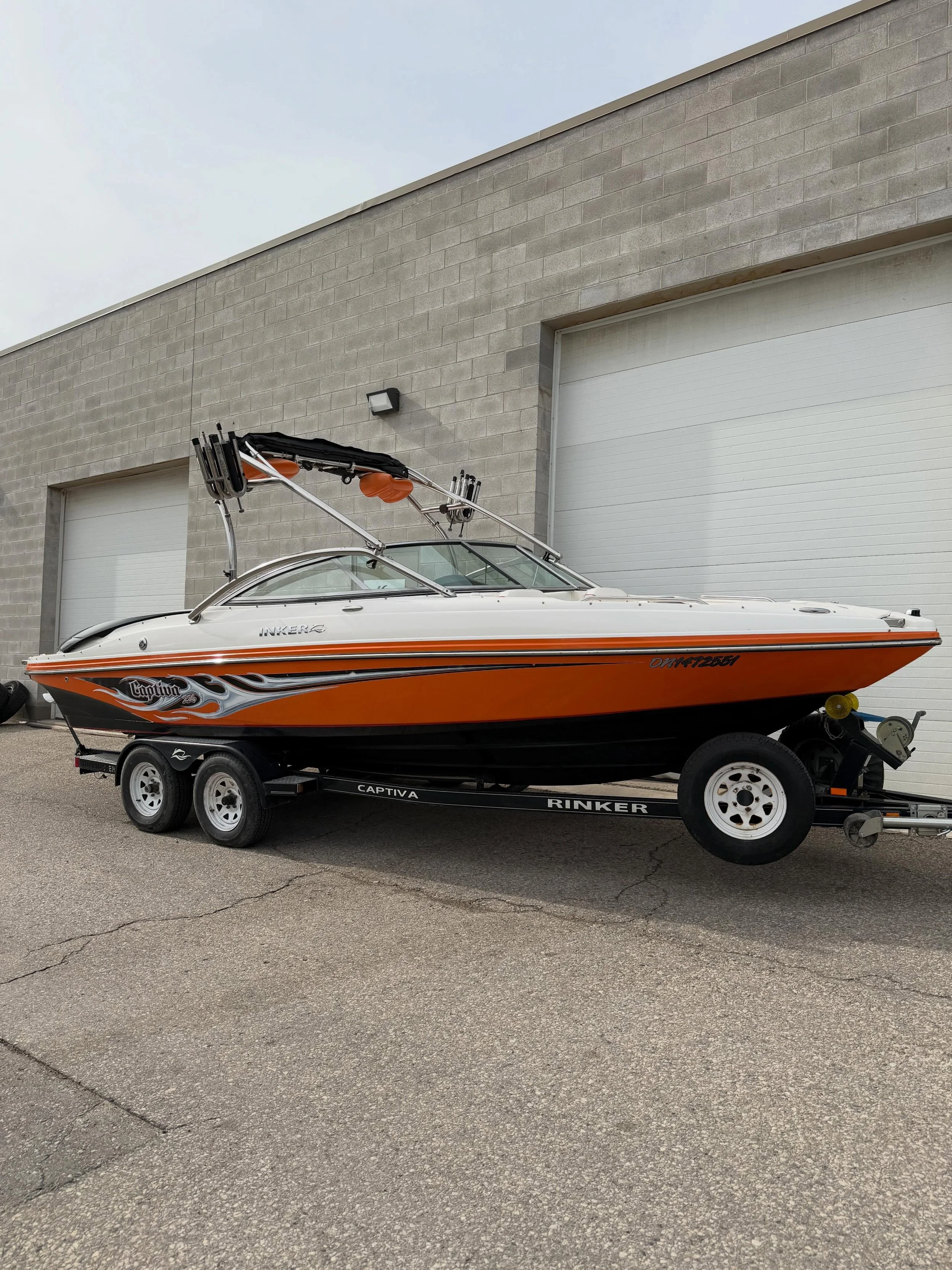 Usually it&rsquo;s cars and trucks&hellip; but today we switched it up 🚤✨

This beauty came in for a full paint correction and now she&rsquo;s looking glossy and ready for summer on the water ☀️

From cars and trucks to boats, at Jensen&rsquo;s we&r
