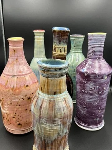 Nature-Inspired Ceramic Bottle Collection