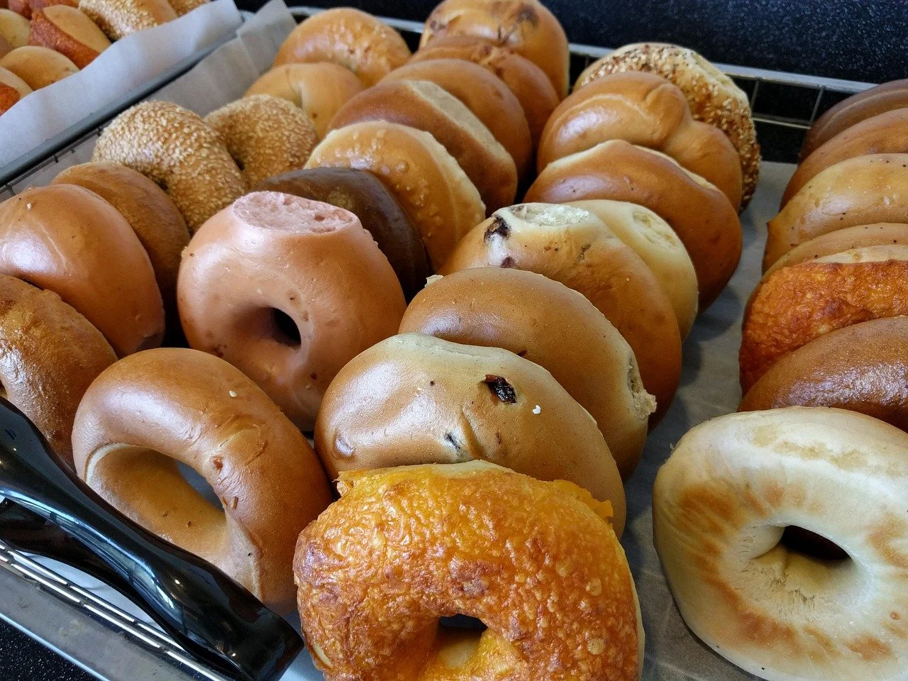 Bagels at Her Table