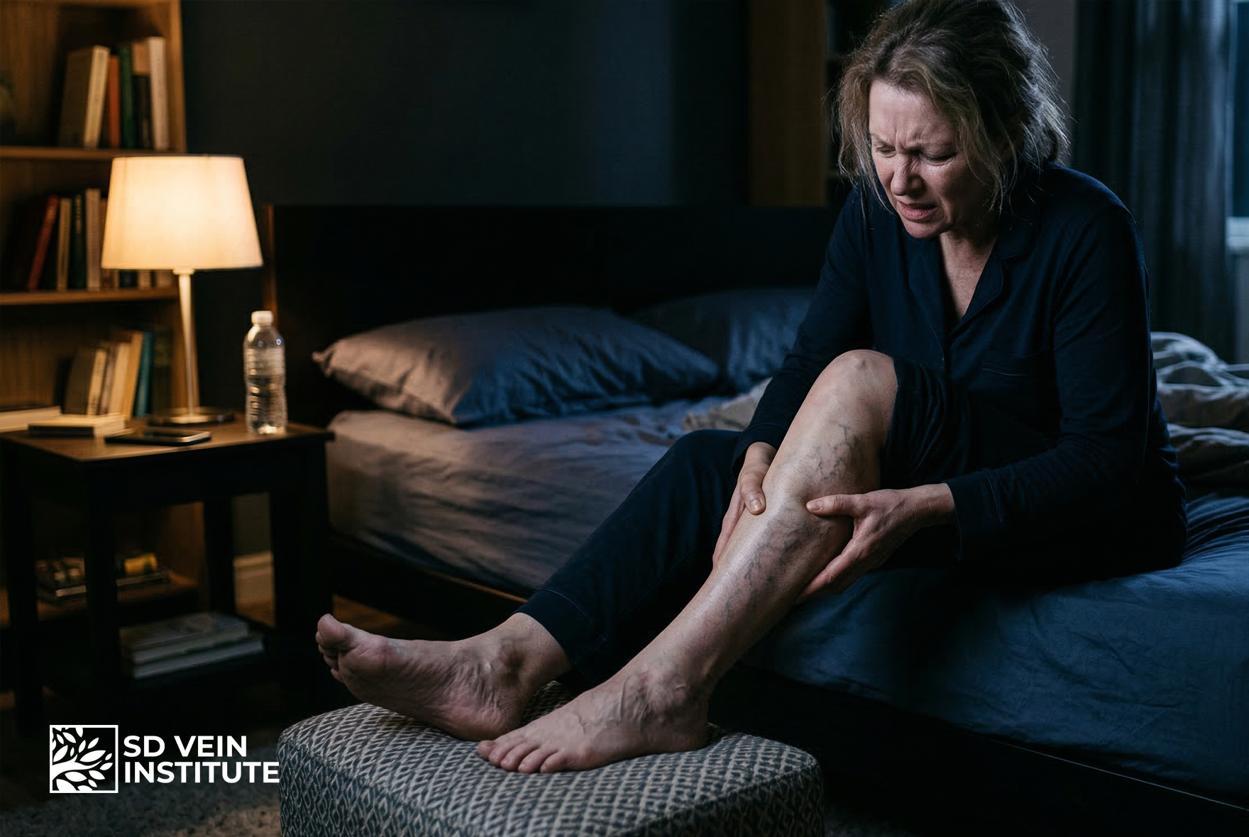 Can Vein Disease Cause Leg Cramps at Night?