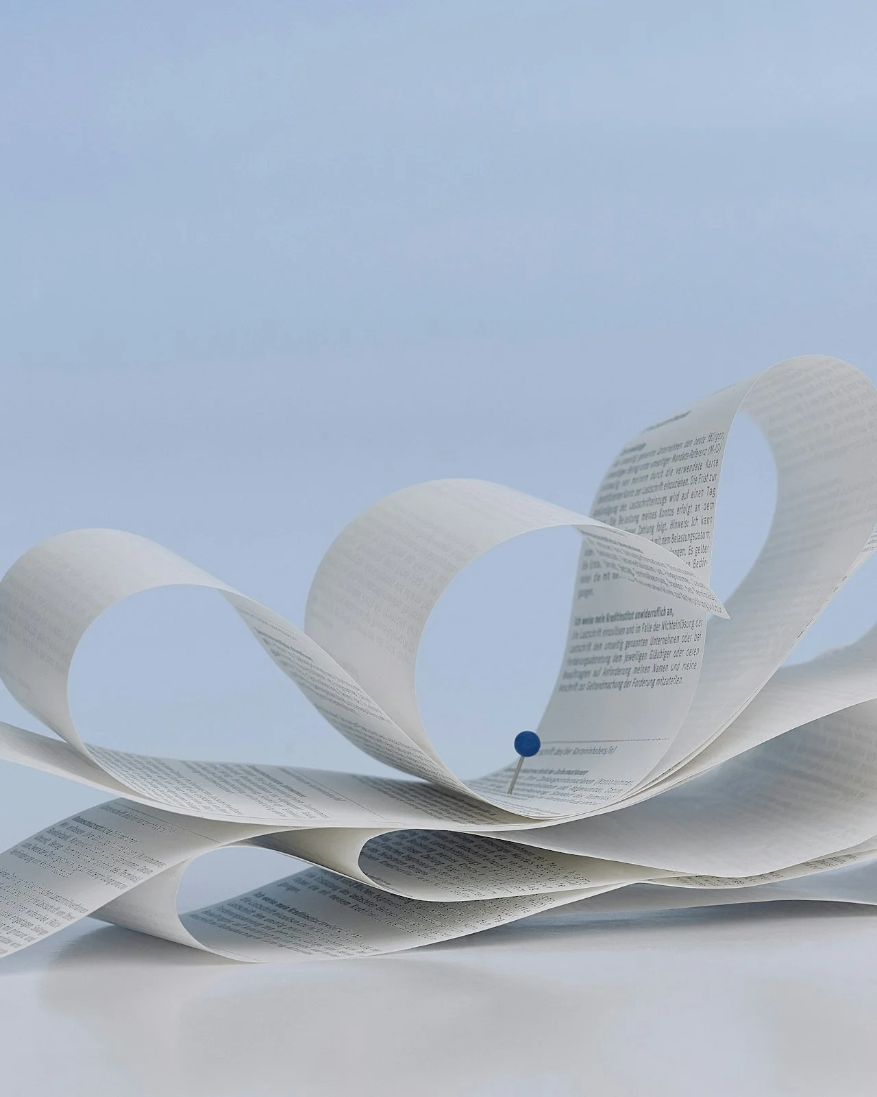 A stack of receipts a Winnipeg personal assistant provides to a busy family at the end of their errand running service