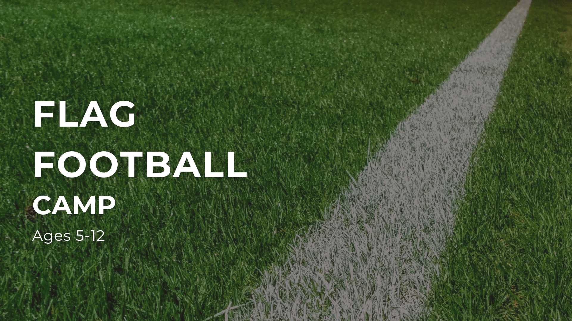 Flag Football Summer Camp - Collecting Interest Only!