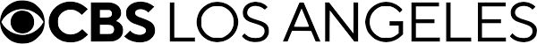 CBS Los Angeles logo with black text on a white background.