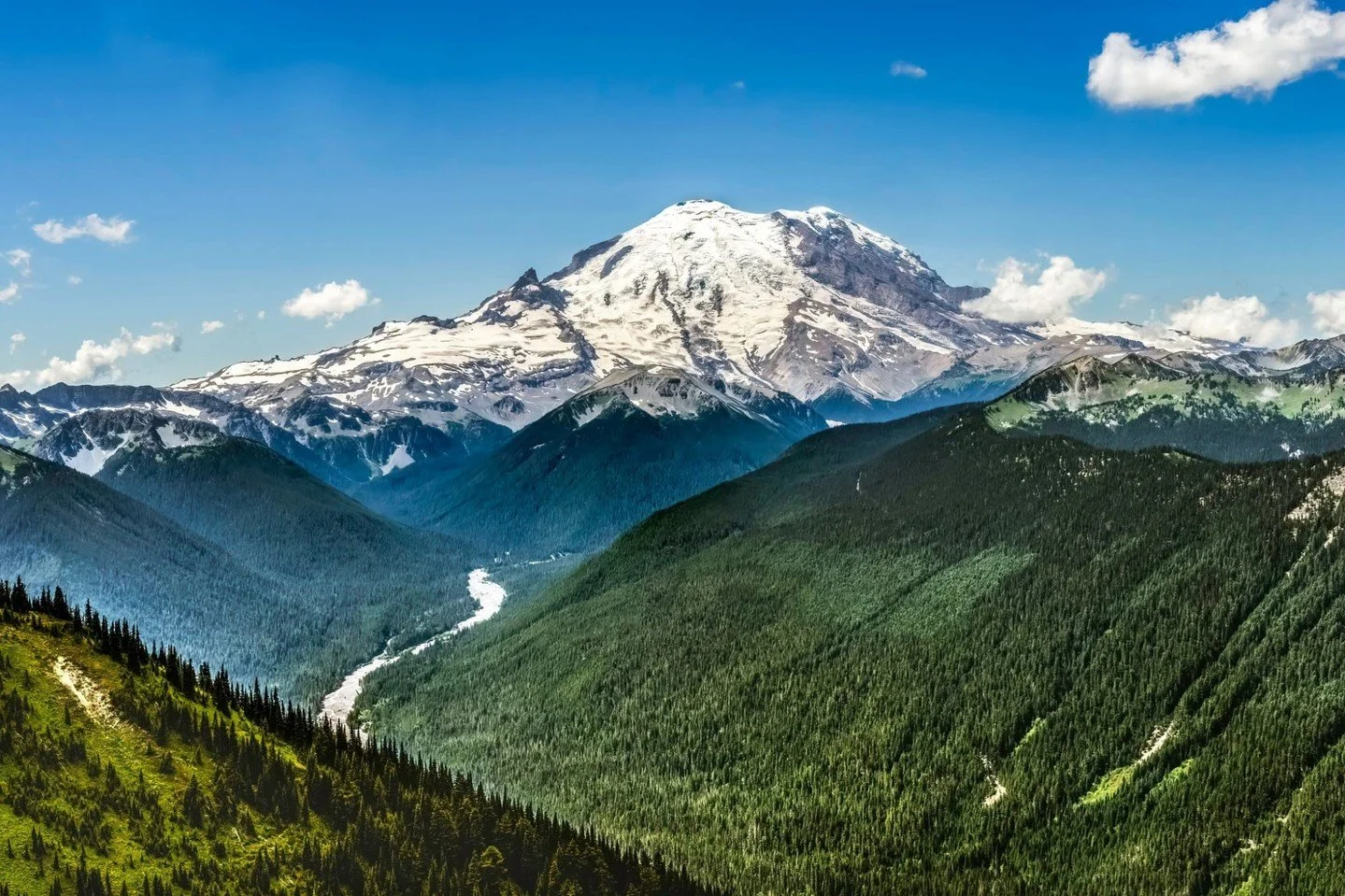 The incredible vista of Mount Rainier, as seen from Crystal Mountain.

This scenic Gondola ride and viewing is included on our 9-day Mount Rainier and Olympic National Parks holiday, with stops in Seattle, Forks, and Victoria, British Columbia.

Read