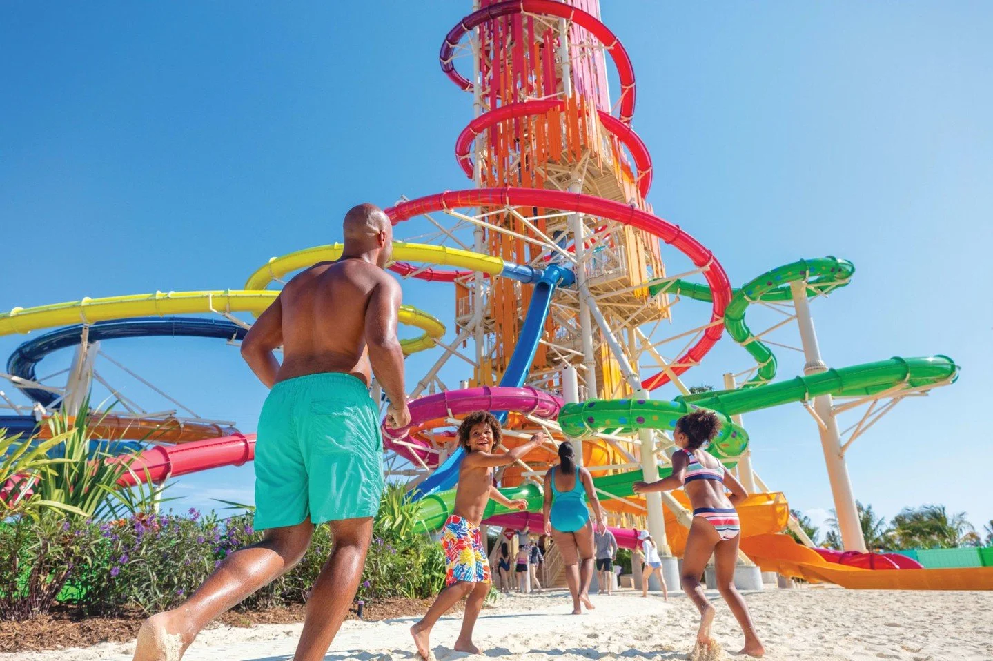 Splash into the thrills of Royal Caribbean at Thrill Waterpark, exclusively at Perfect Day at CocoCay! From the tallest waterslide and the largest wave pool in the Caribbean to ziplining, adventure awaits at every turn. 🌊#RoyalCaribbean  #PerfectDay