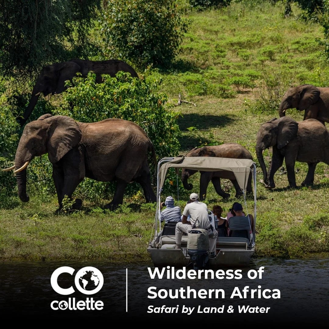 With Collette&rsquo;s Wilderness of Southern Africa: Safari by Land &amp; Water tour, the search for wildlife will take you from grasslands and dry woodlands to rivers and lakes.

On this small group Explorations tour, you&rsquo;ll experience unique 