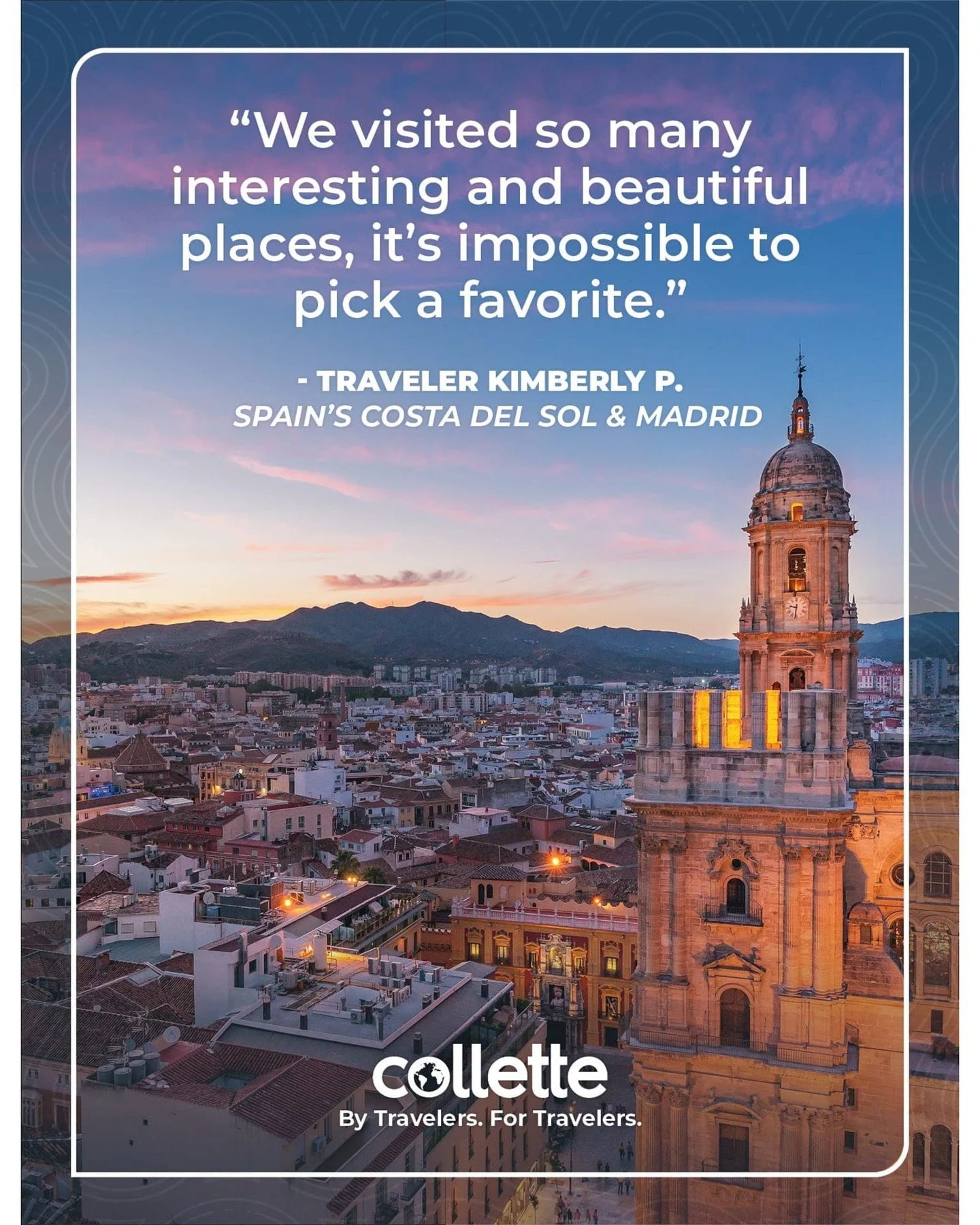 Travelers love experiencing Spain's Costa del Sol and Madrid with Collette. This traveler also shared that she loved the city walking tours and learning from local guides, too. 

On a Collette tour, every day is new and different. Let's unpack the po