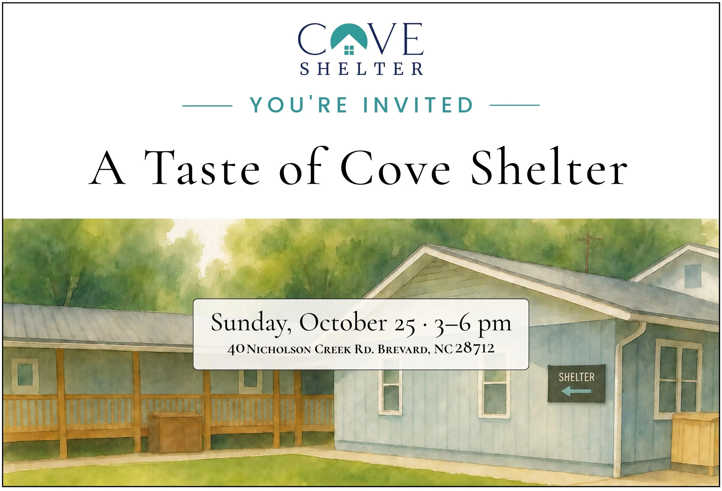 A Taste of Cove Shelter
