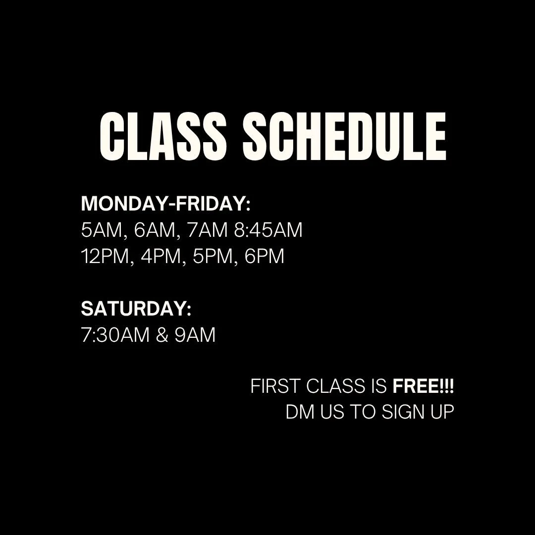 Ask and receive 🤲🏼☺️ 

EFFECTIVE APRIL 6TH we are adding a 6pm class to the schedule! Format will be a strength class on Monday, Tuesday, Thursday, and Friday; conditioning on Wednesday.

We&rsquo;re cooking up a few more exciting things so keep yo