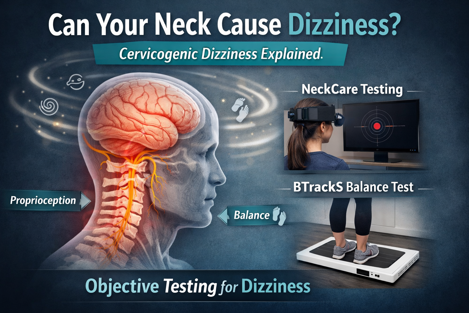 Can Your Neck Cause Dizziness? Cervicogenic Dizziness Explained (and How We Test It)