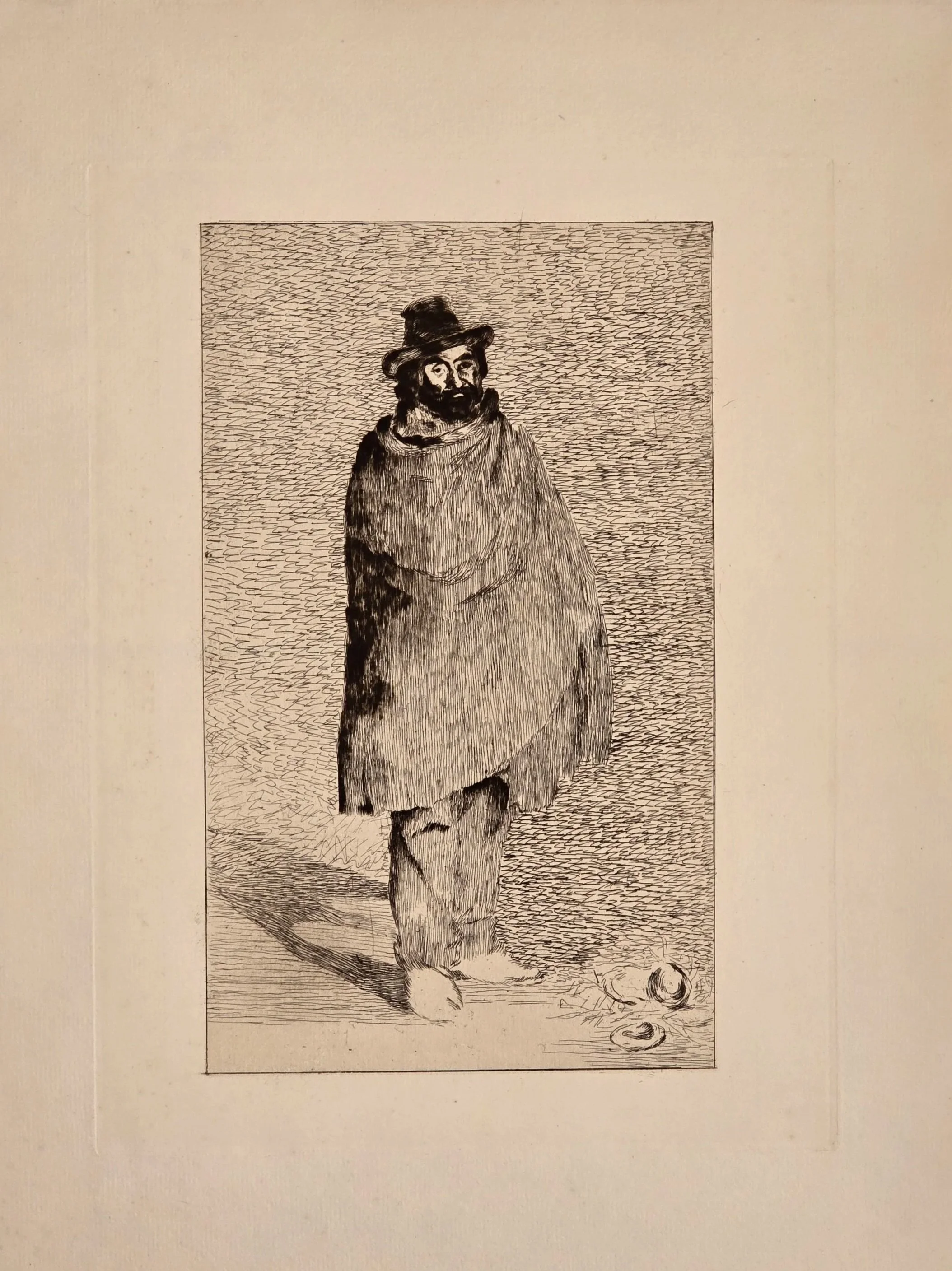 Edouard Manet "le Philosophe" Radierung 1867/1905