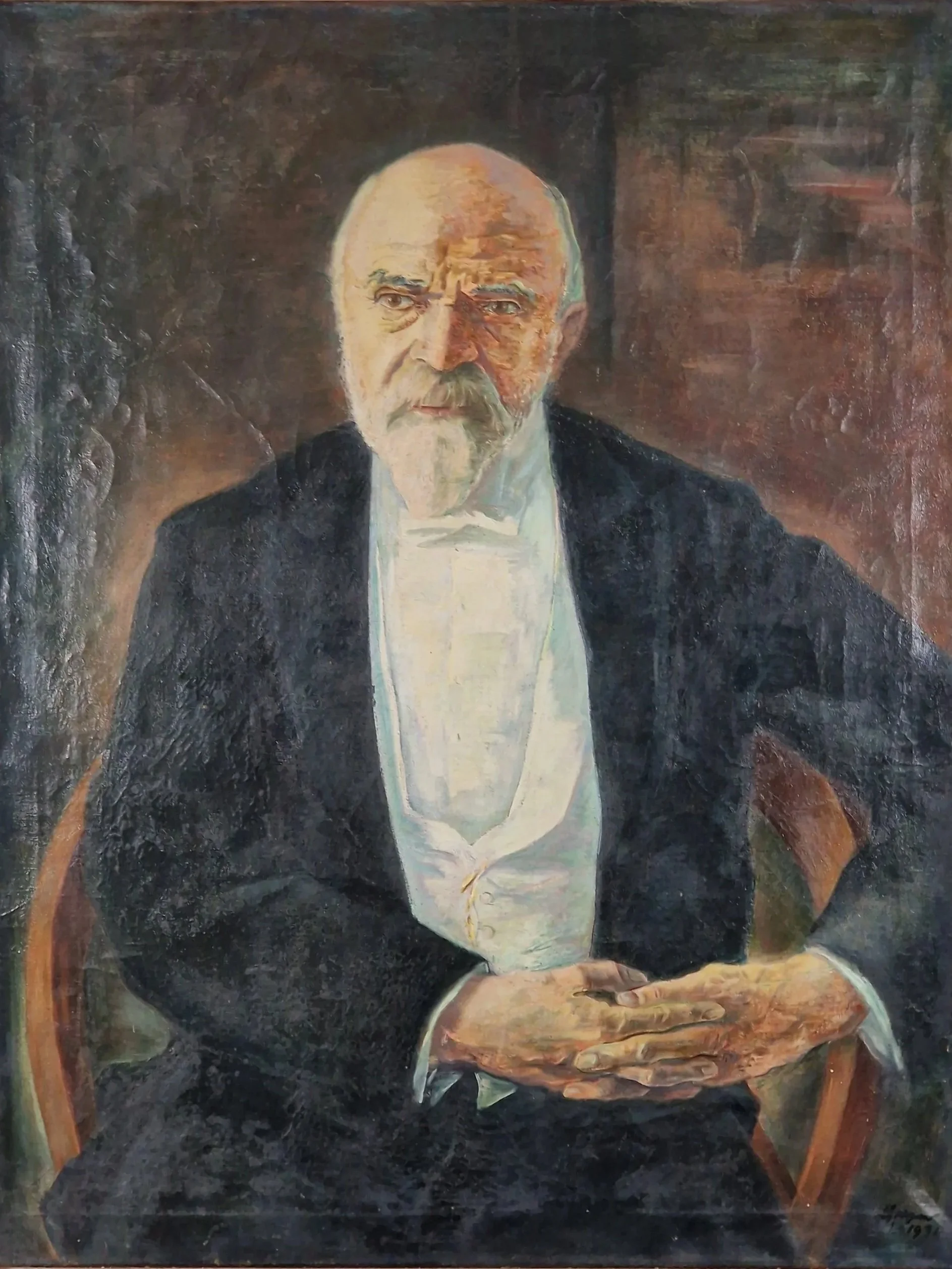 Gertrud Zuelzer, "Portrait von Prof. Hans Driesch"
