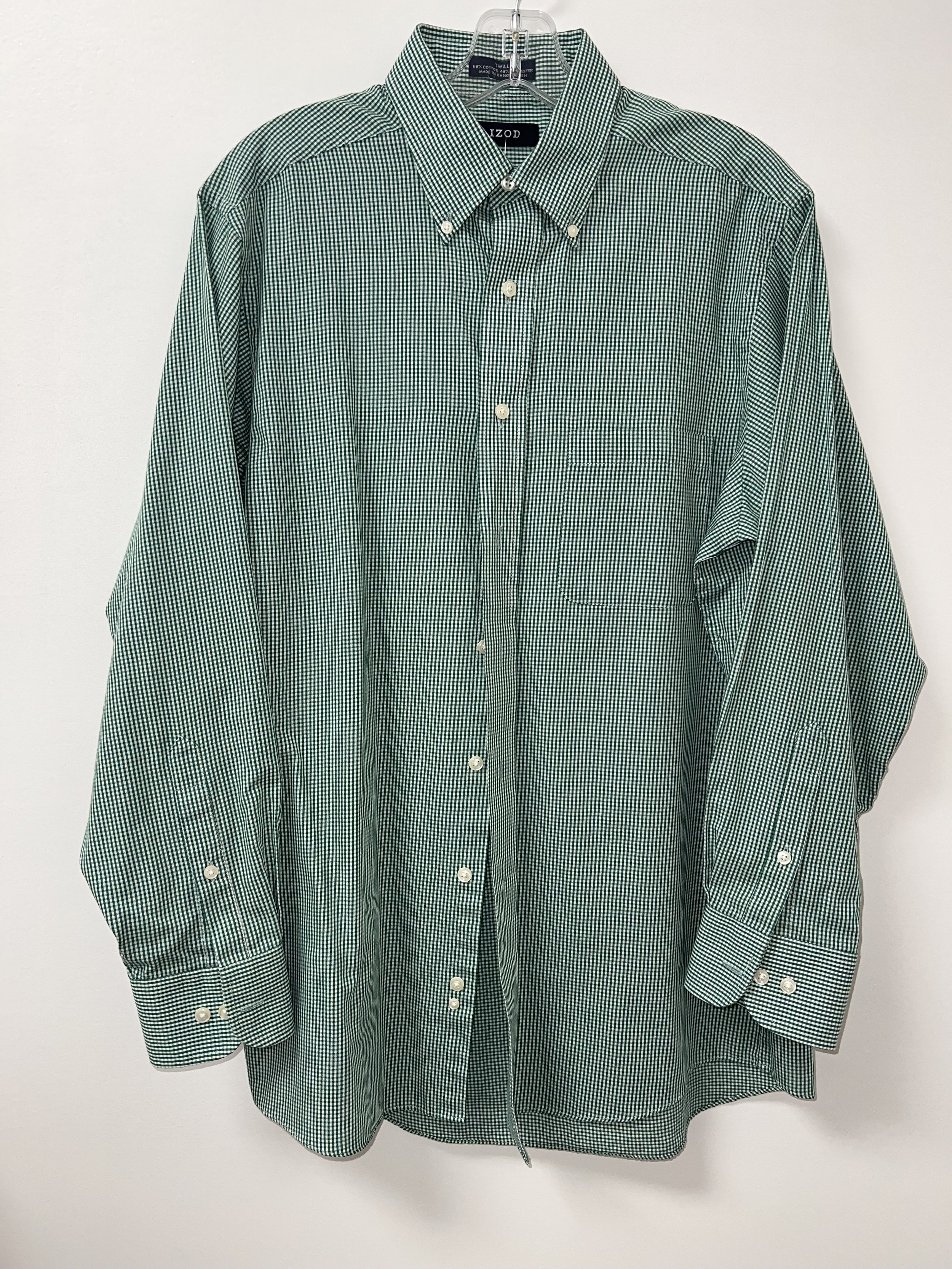 Men's Green Button Up