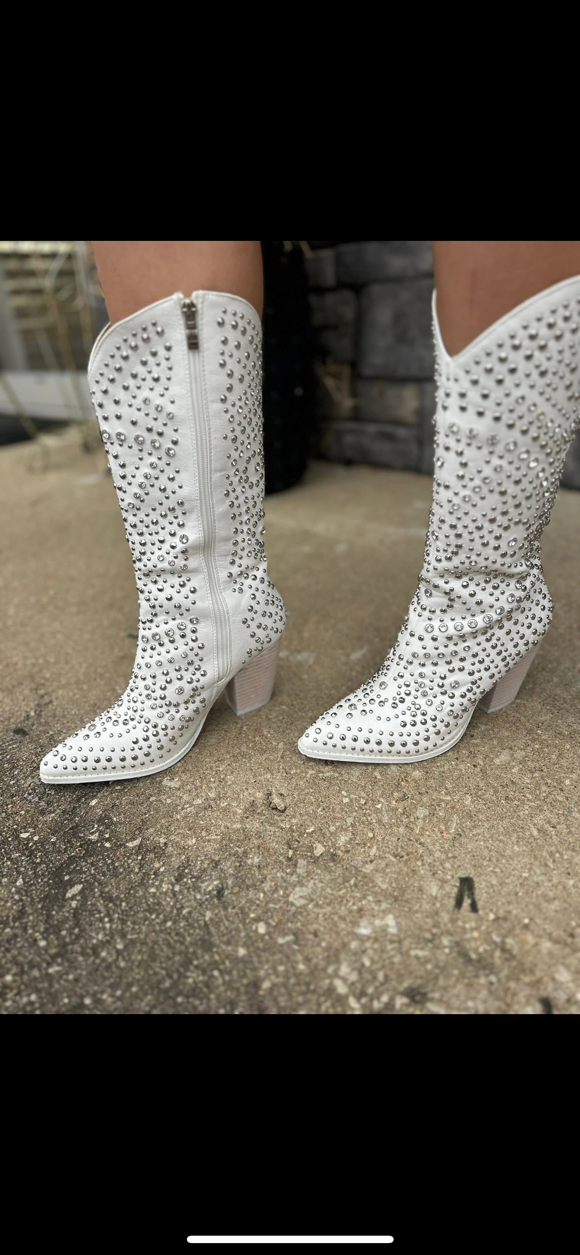 White Dimond Boots