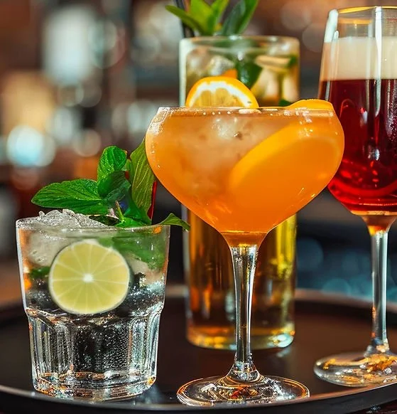 Drinks at the Fig Bar & Grill