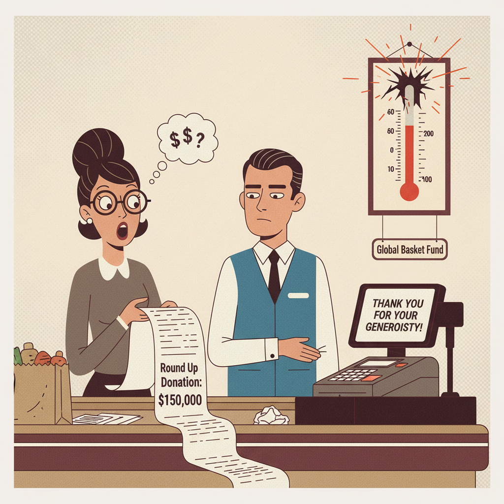 Shopper Agrees to “Round Up for Charity,” Accidentally Donates $150,000