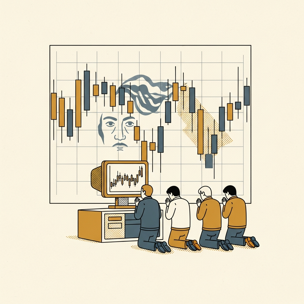 Traders Spot Face of Turing in 5-Minute Candle Chart, Refuse to Sell