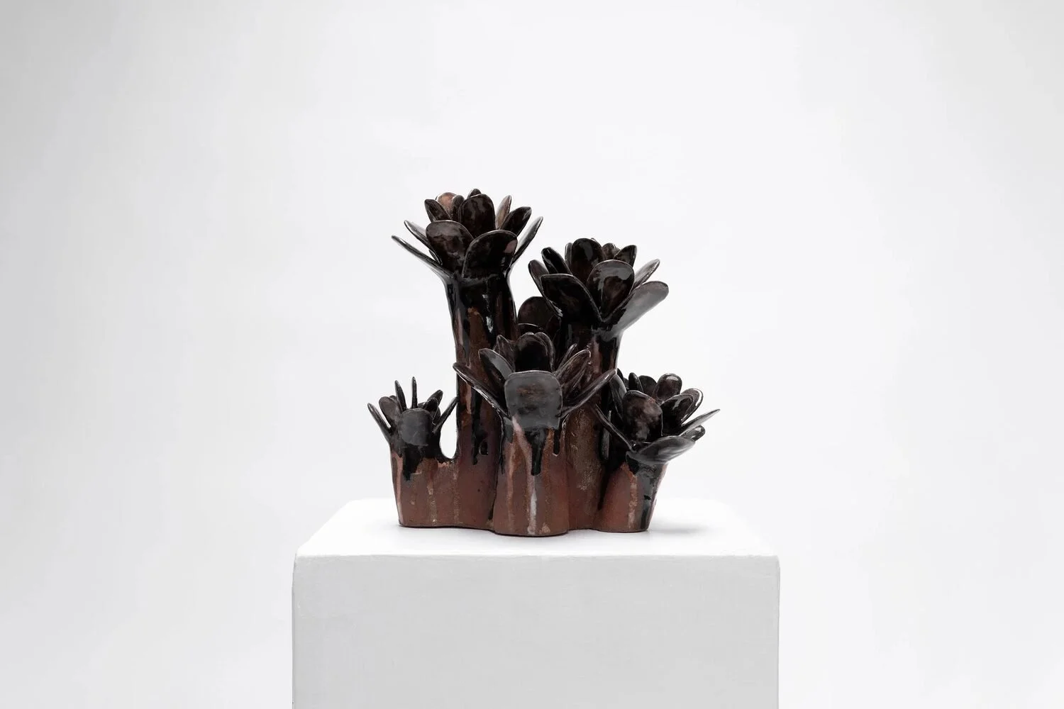  Untitled, 2023  Glazed ceramic   9.4 × 9.8 × 9.8 inches 