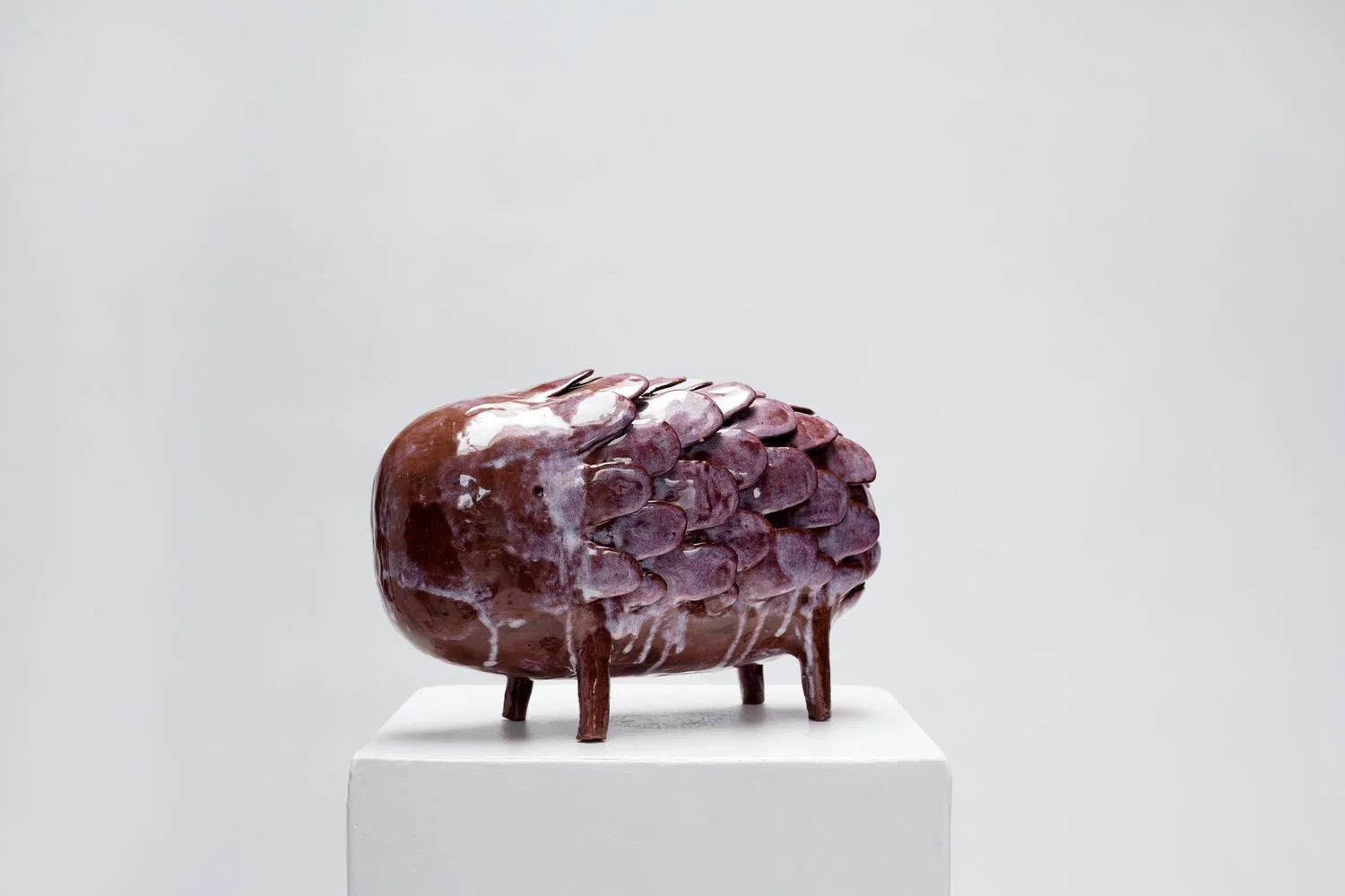  Untitled, 2024  Glazed ceramic  7.8 × 12.6 × 5.5 inches 