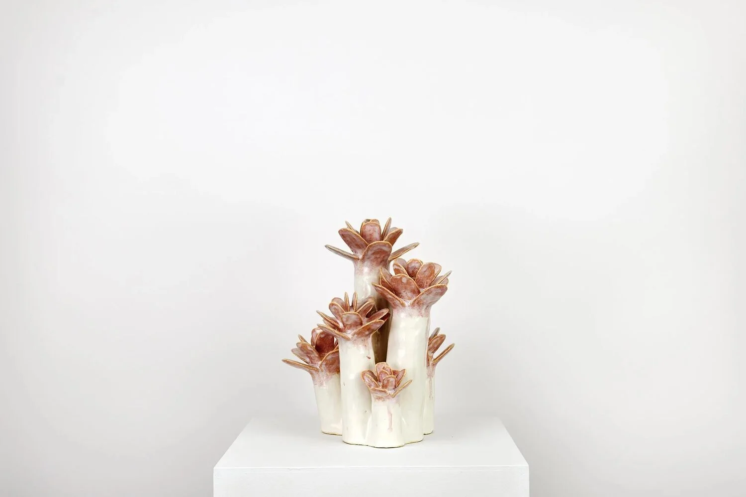  Flora #11, 2022  Glazed ceramic  13 × 10 × 11 inches 
