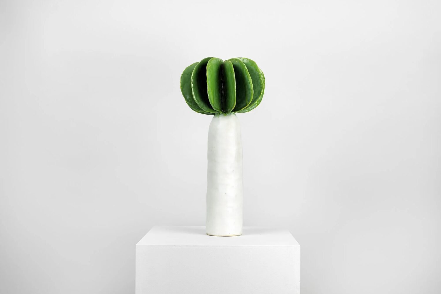  Untitled, 2022  Glazed ceramic  20 × 10 × 10 inches 