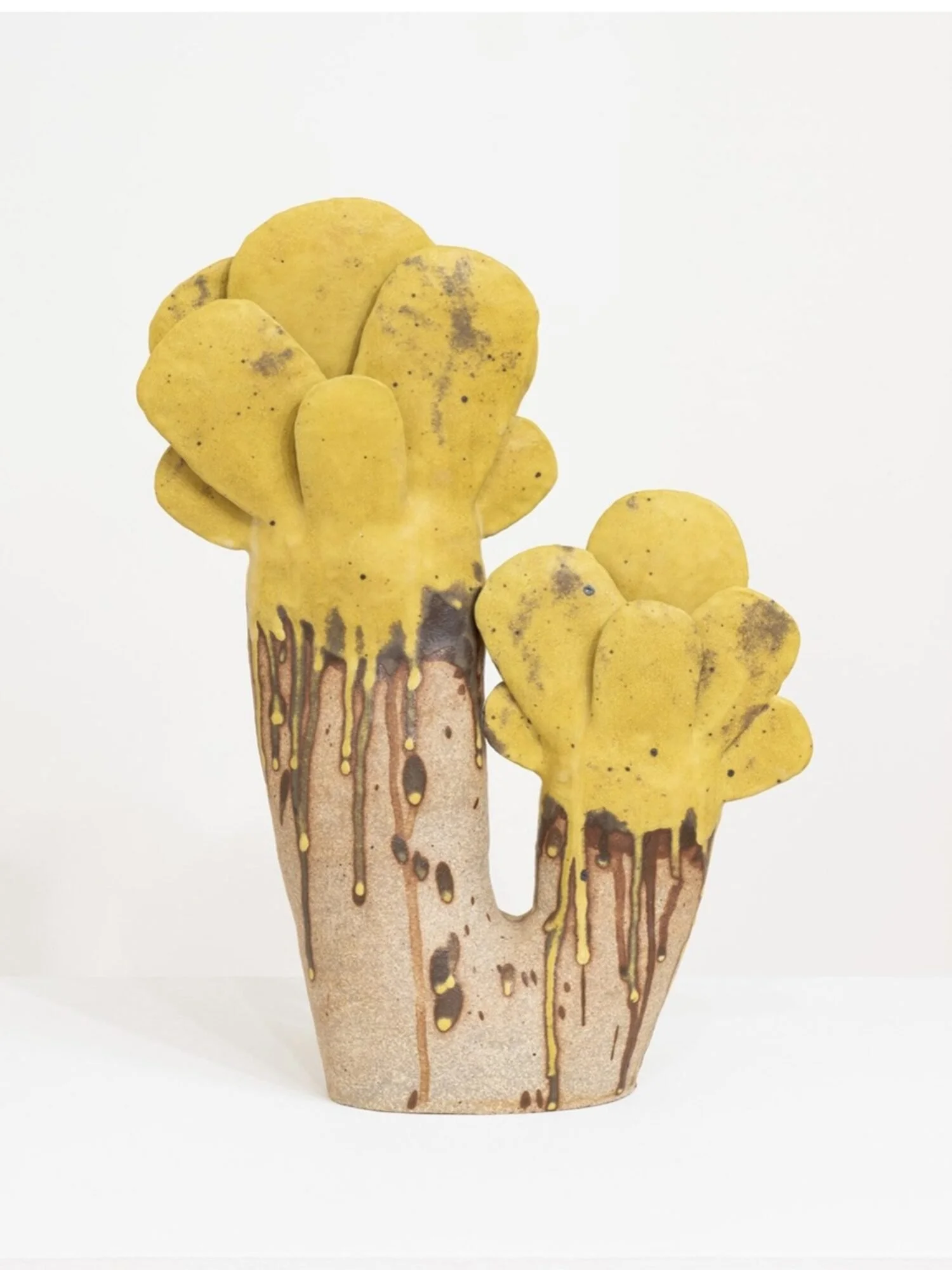  Untitled, 2022  Glazed ceramic  17 × 14 × 5 inches 