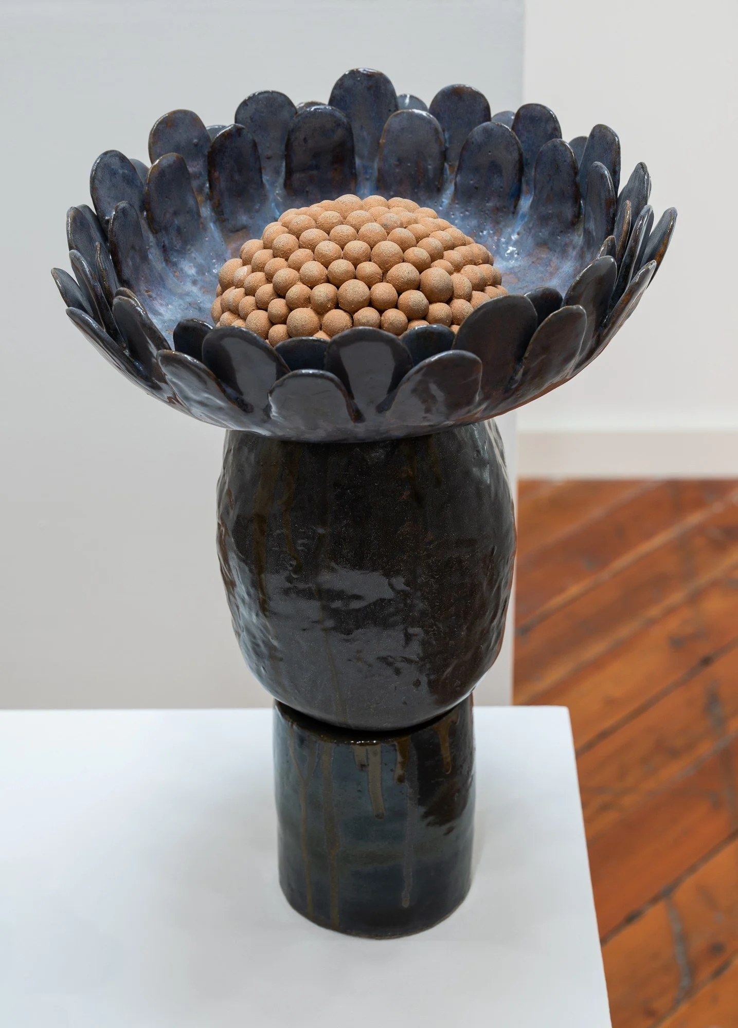  Bloom #6, 2025  Glazed ceramic  18 × 12 × 12 inches 